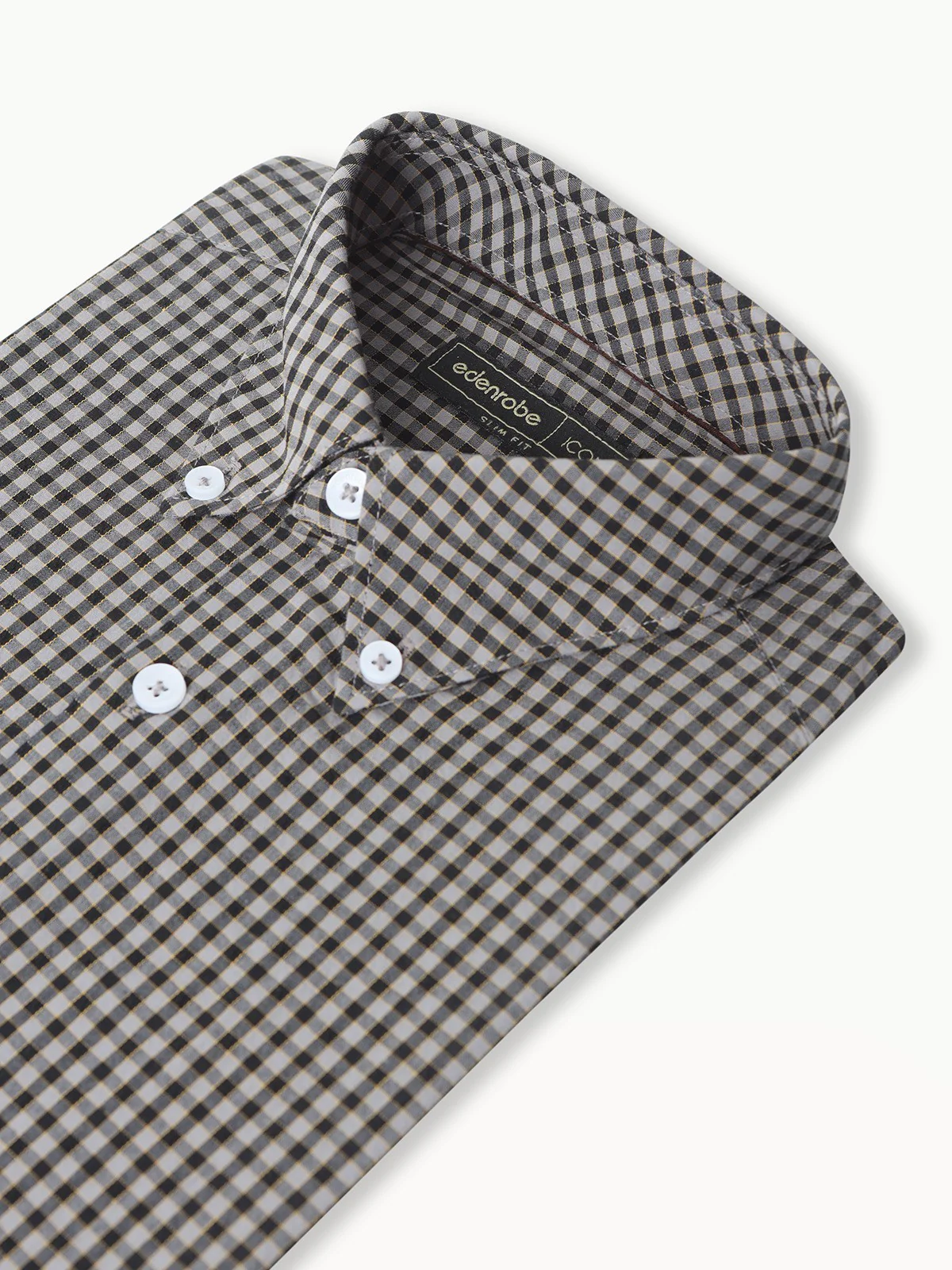 Men's Grey & Black Shirt - EMTSI22-50265 - Image 2