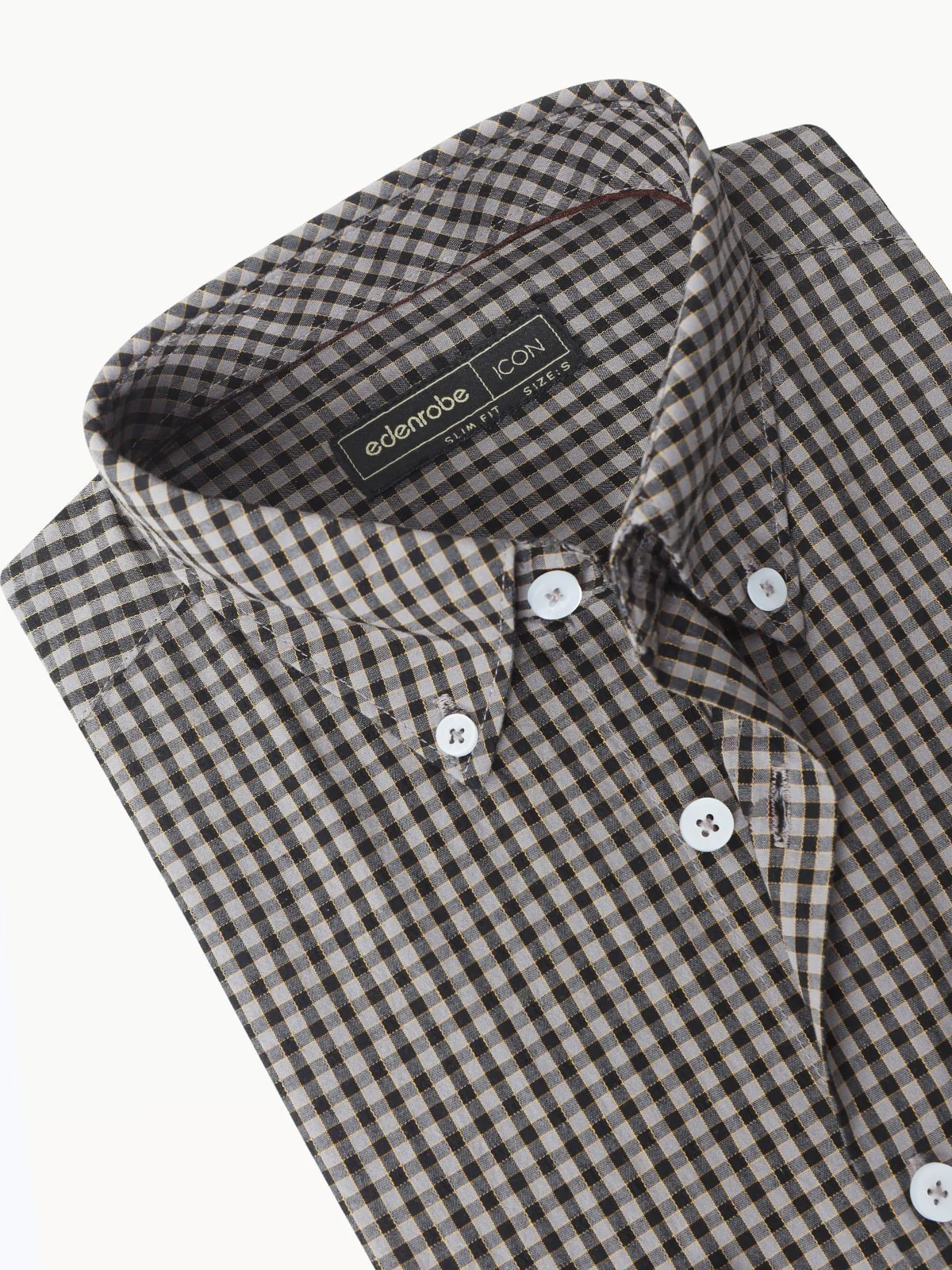 Men's Grey & Black Shirt - EMTSI22-50265 - Image 4