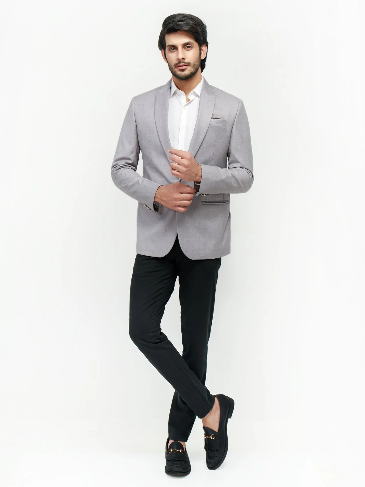 Men's Grey Blazer - EMTB22-6753
