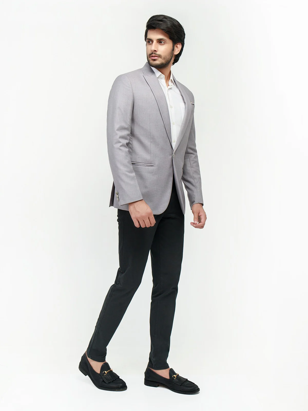 Men's Grey Blazer - EMTB22-6753 - Image 3