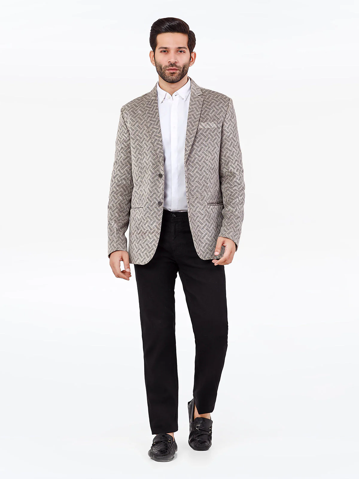 Men's Grey Blazer - EMTB22W-6801 - Image 2