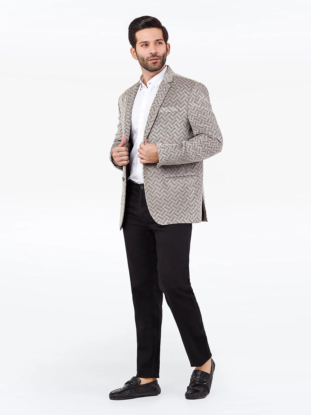 Men's Grey Blazer - EMTB22W-6801 - Image 3