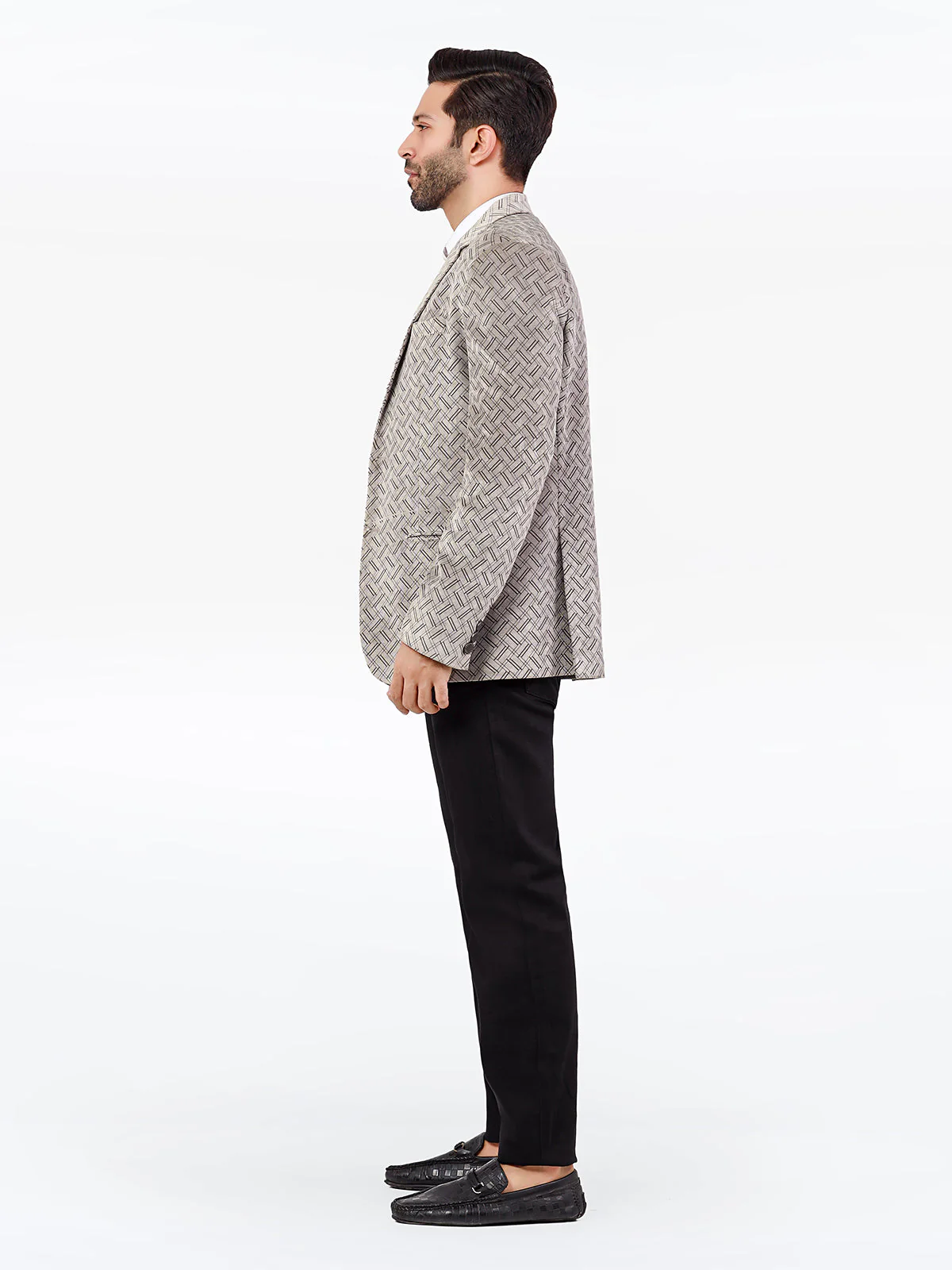 Men's Grey Blazer - EMTB22W-6801 - Image 4