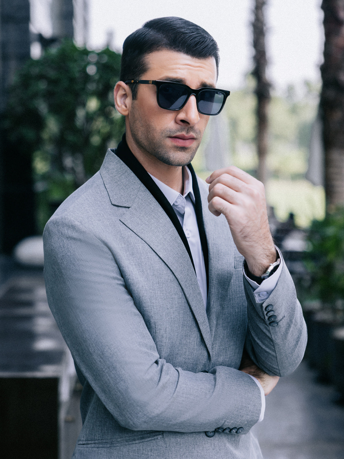 Men's Grey Blazer - EMTB22-6805 - Image 4
