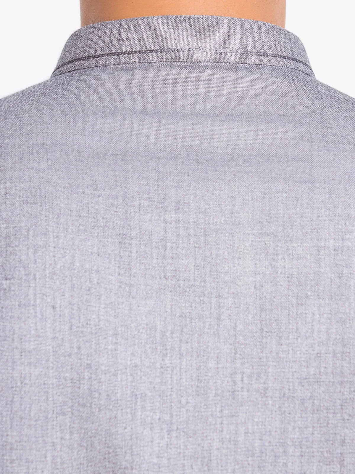 Men's Grey Shalwar Kameez - EMTKS23-41033 - Image 4
