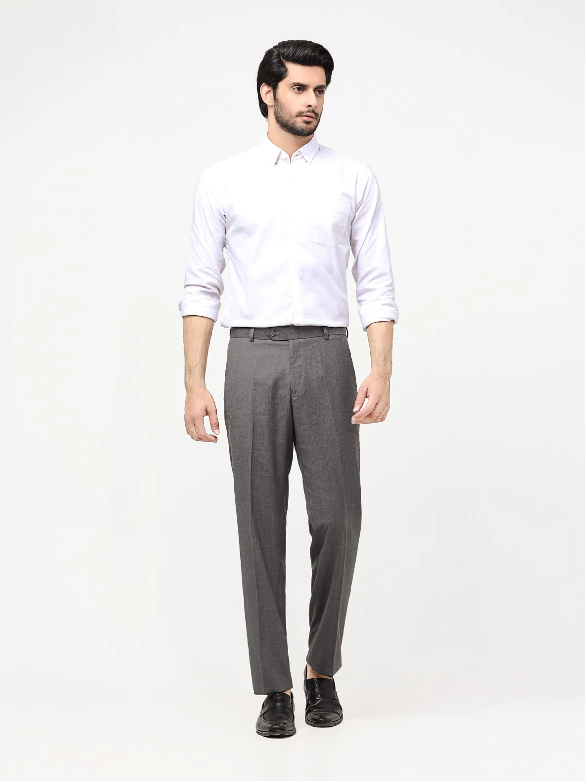 Men's Grey Pant - EMBPF22-15232 - Image 2