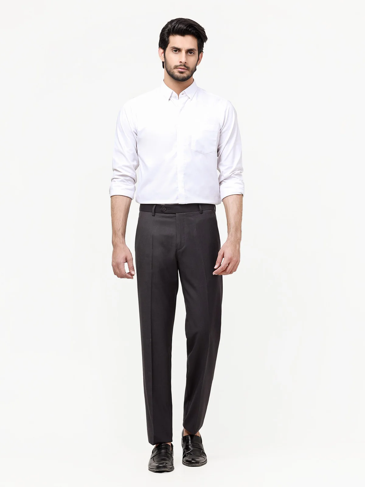 Men's Grey Pant - EMBPF22-15235 - Image 2