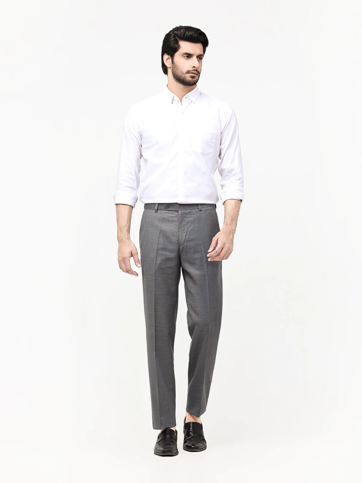 Men's Grey Pant - EMBPF22-15245 - Image 2