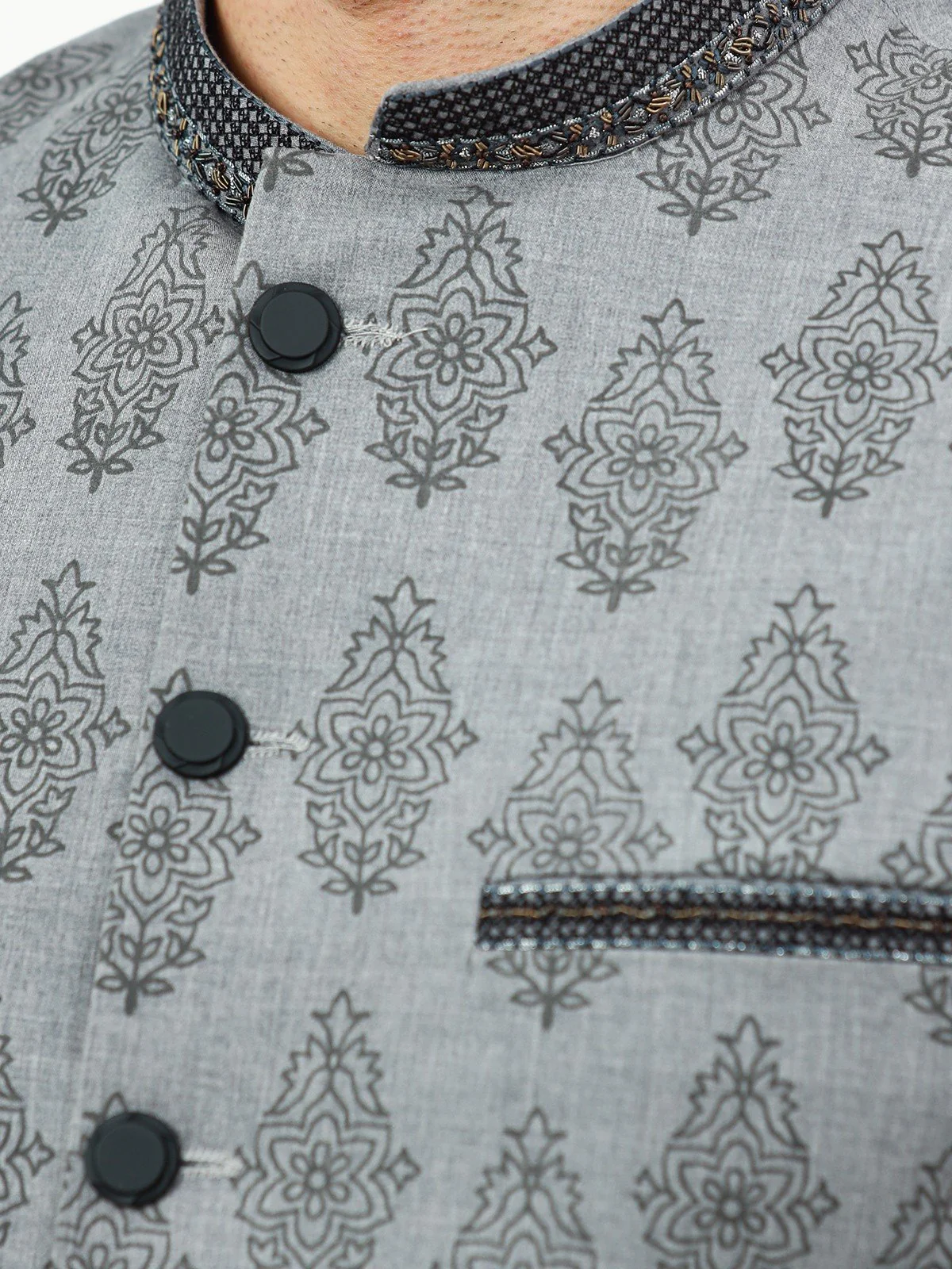 Men's Grey Prince Suit - EMTPCS22-003 - Image 4