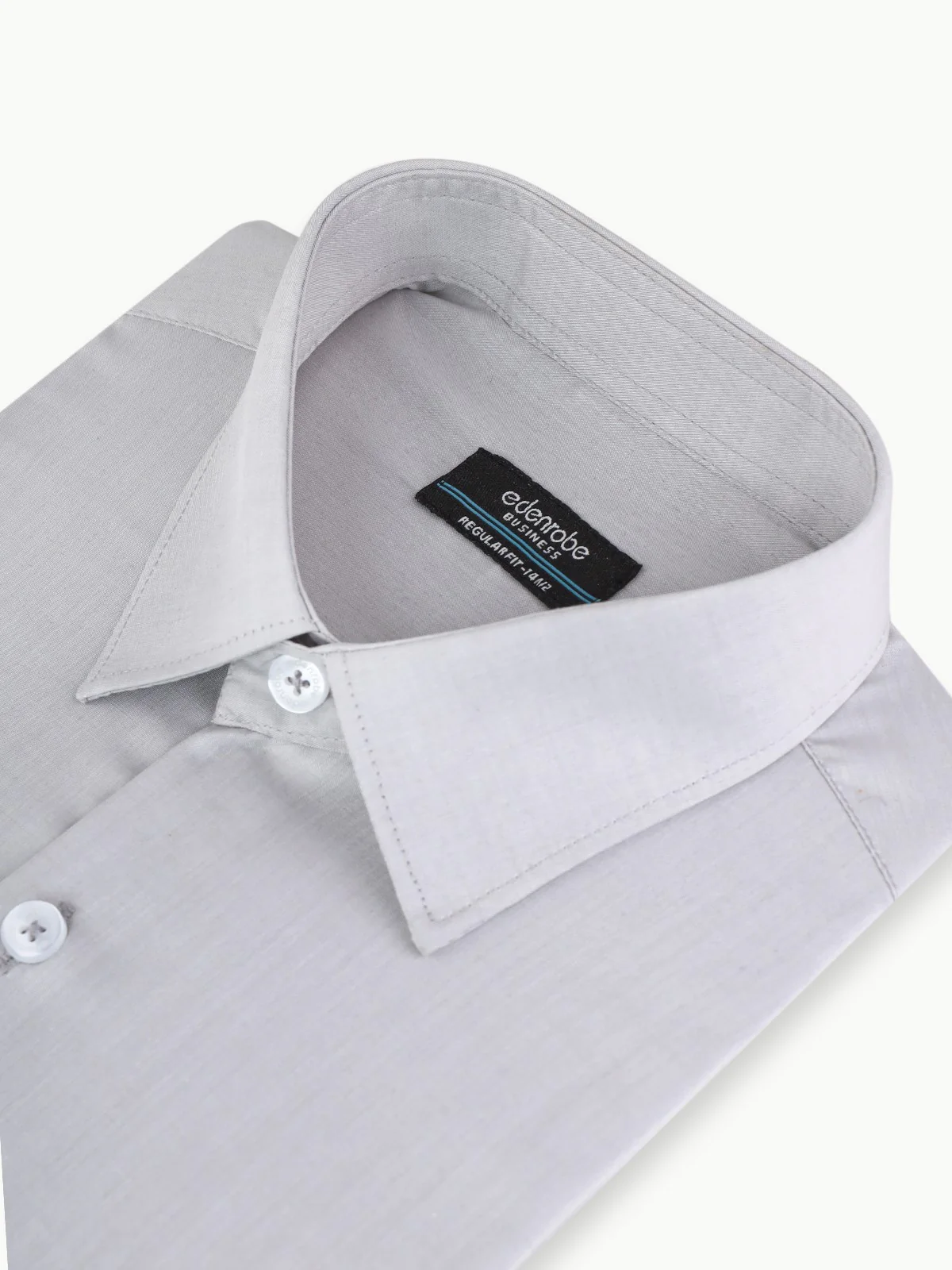 Men's Grey Shirt Plain - EMTSB22-089 - Image 2