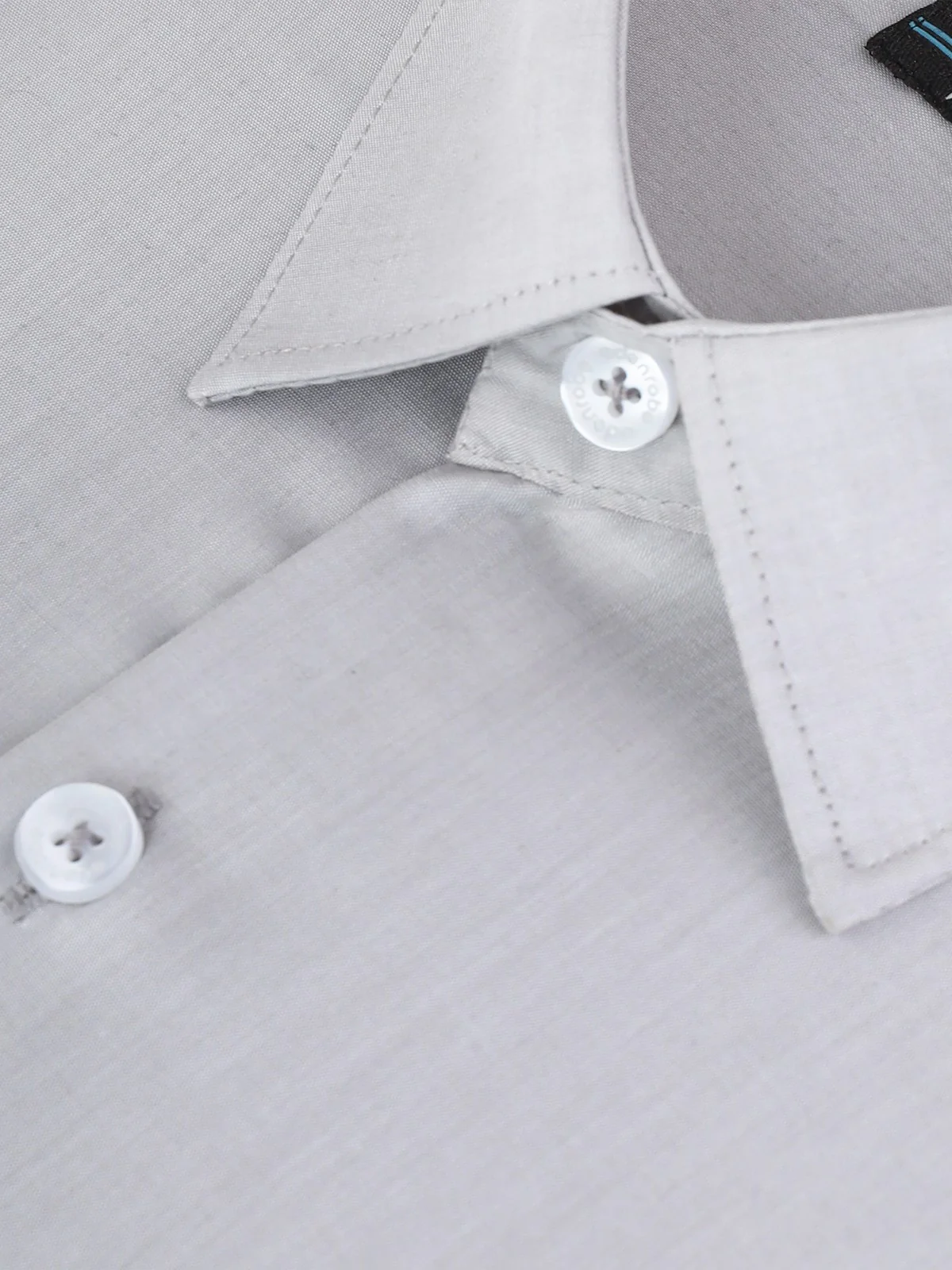 Men's Grey Shirt Plain - EMTSB22-089 - Image 3