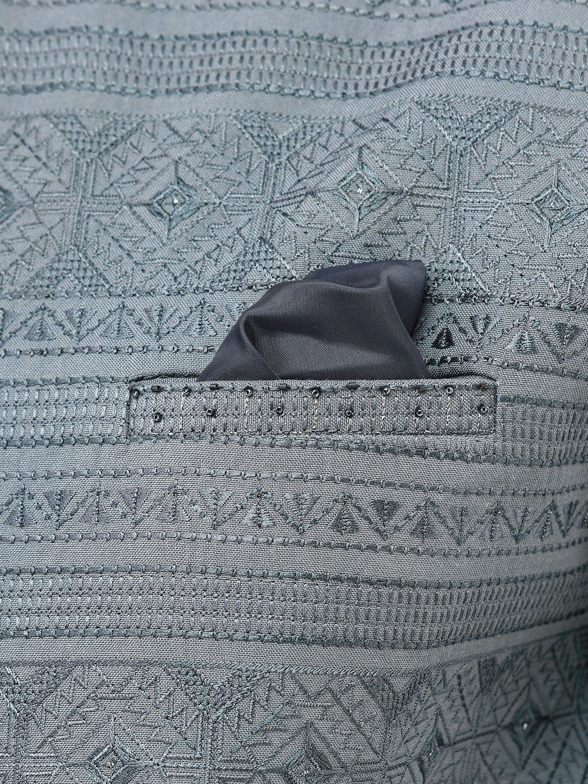 Men's Grey Waist Coat Ceremonial - EMTWCC22-125 - Image 4