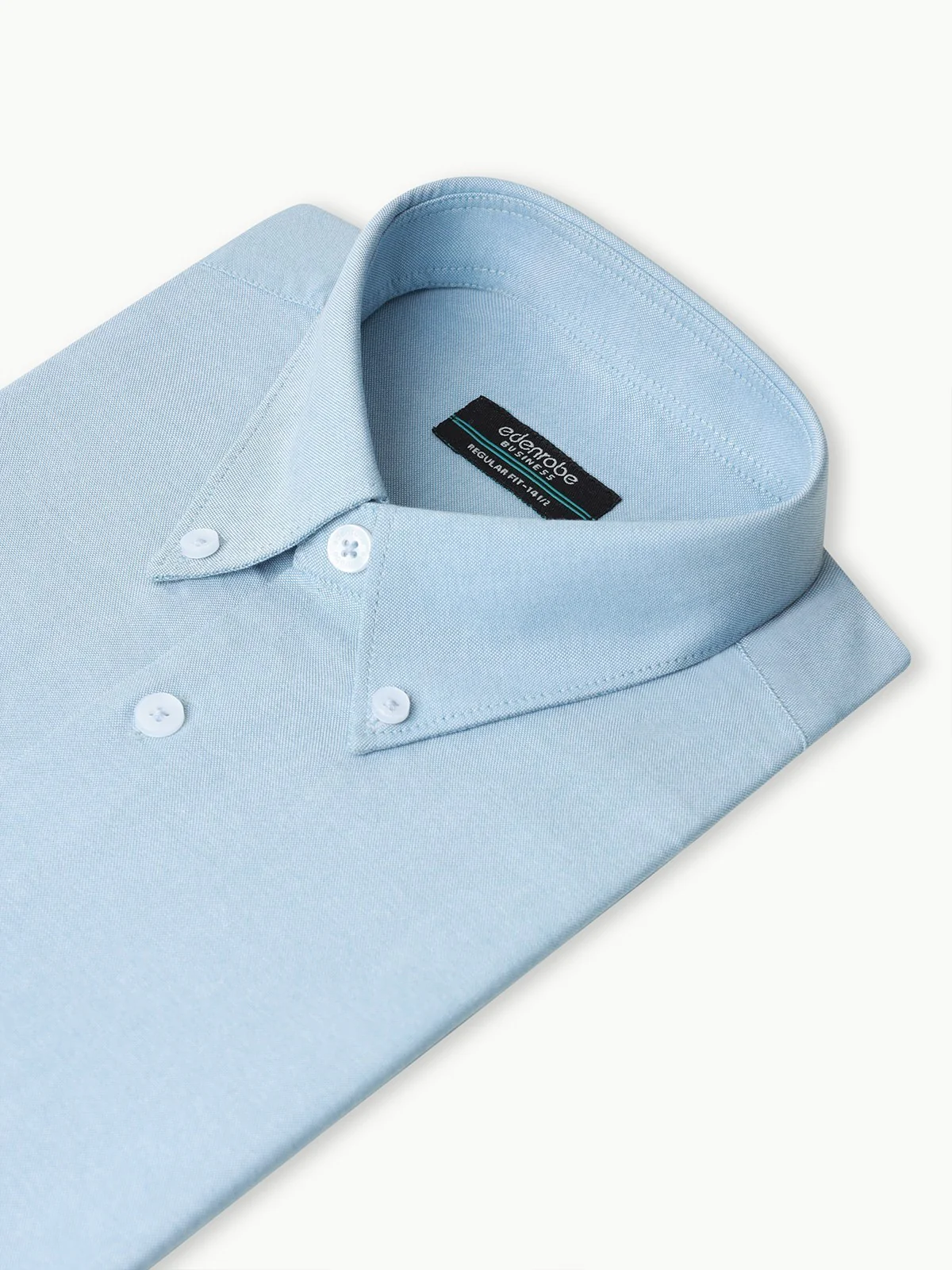 Men's Ice Blue Shirt Plain - EMTSB22-134 - Image 2