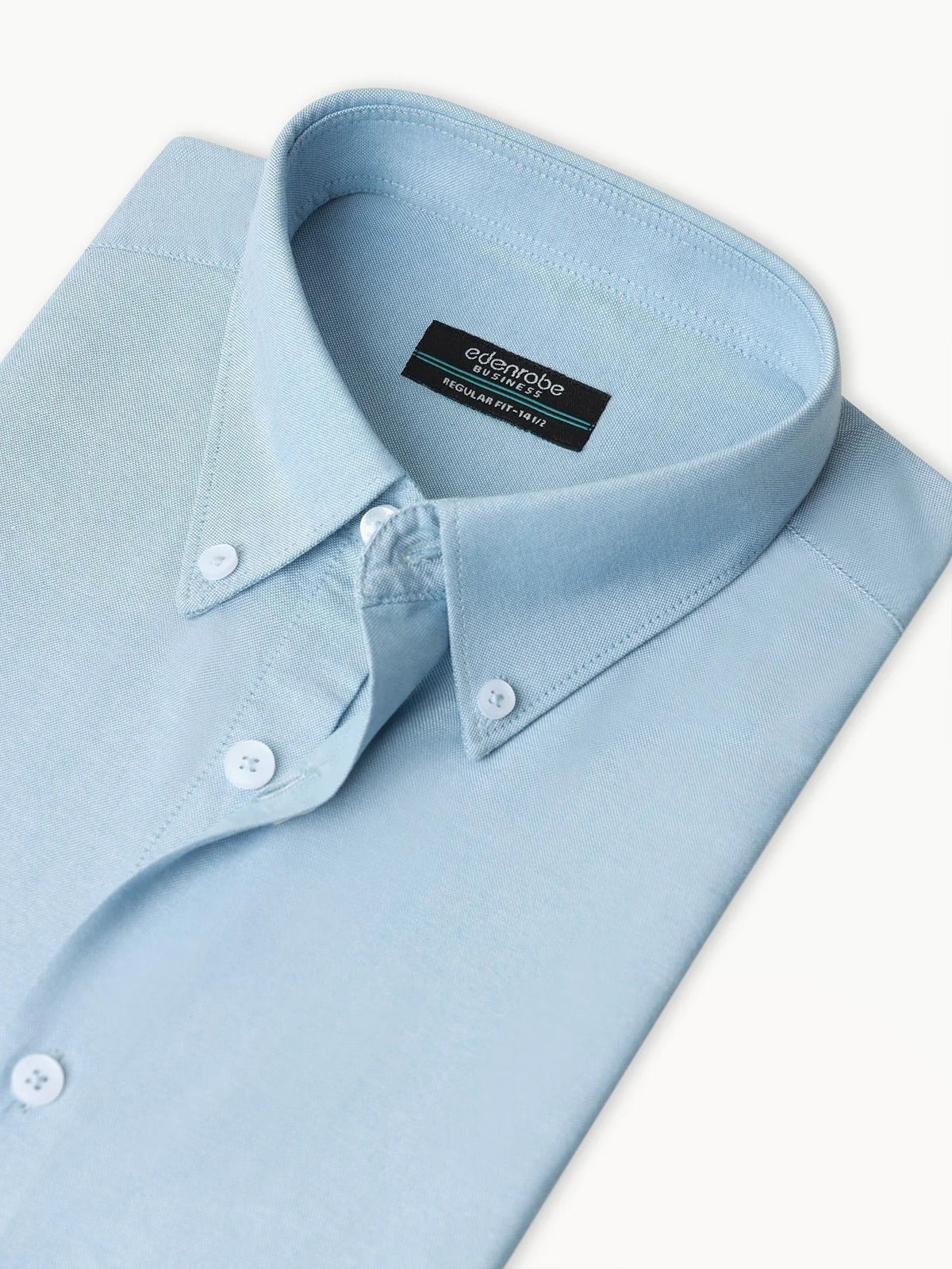 Men's Ice Blue Shirt Plain - EMTSB22-134 - Image 4