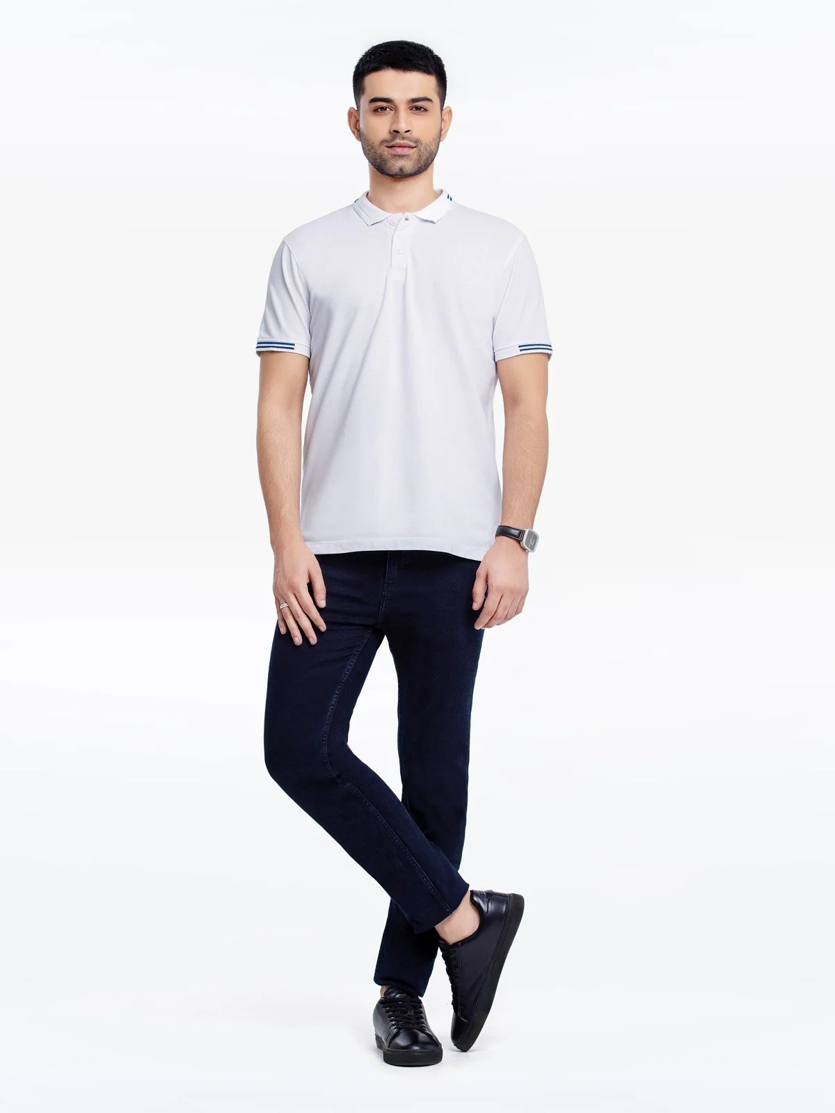 Men's Indigo Jeans - EMBPD23-009 - Image 2