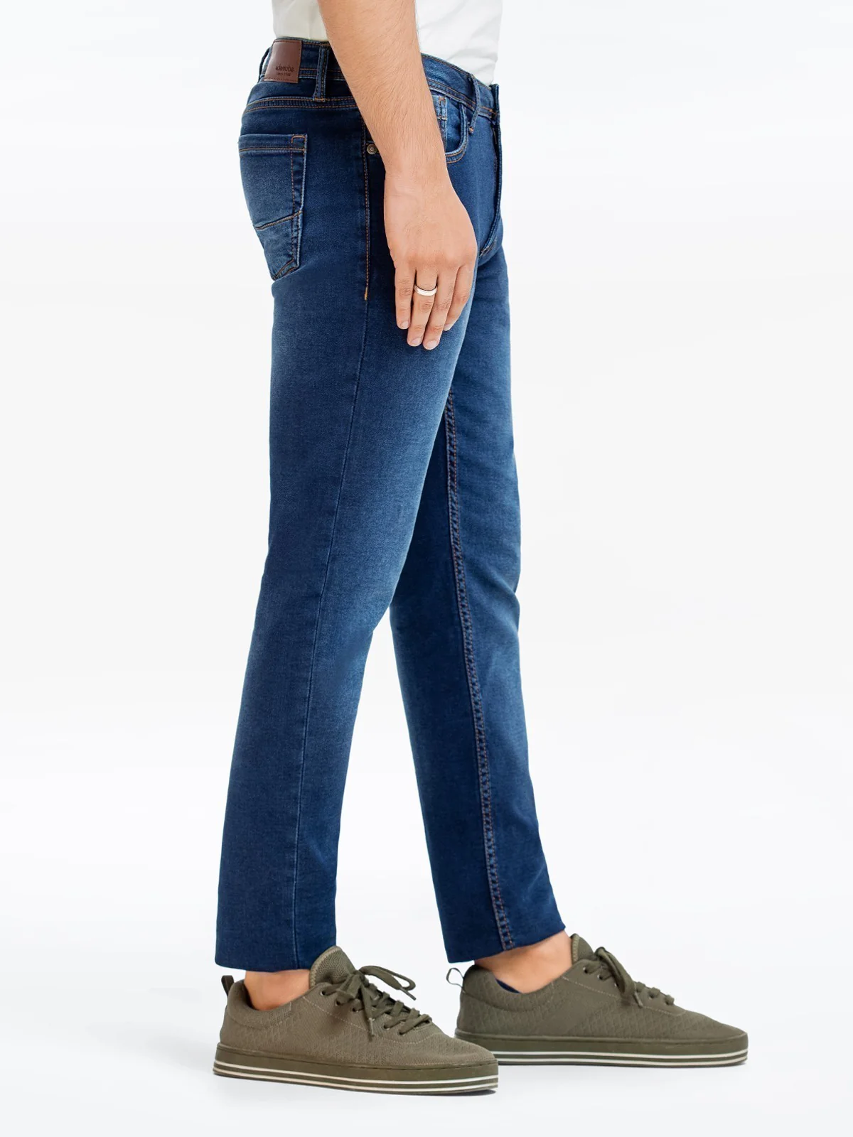 Men's Indigo Jeans - EMBPD23-010 - Image 3