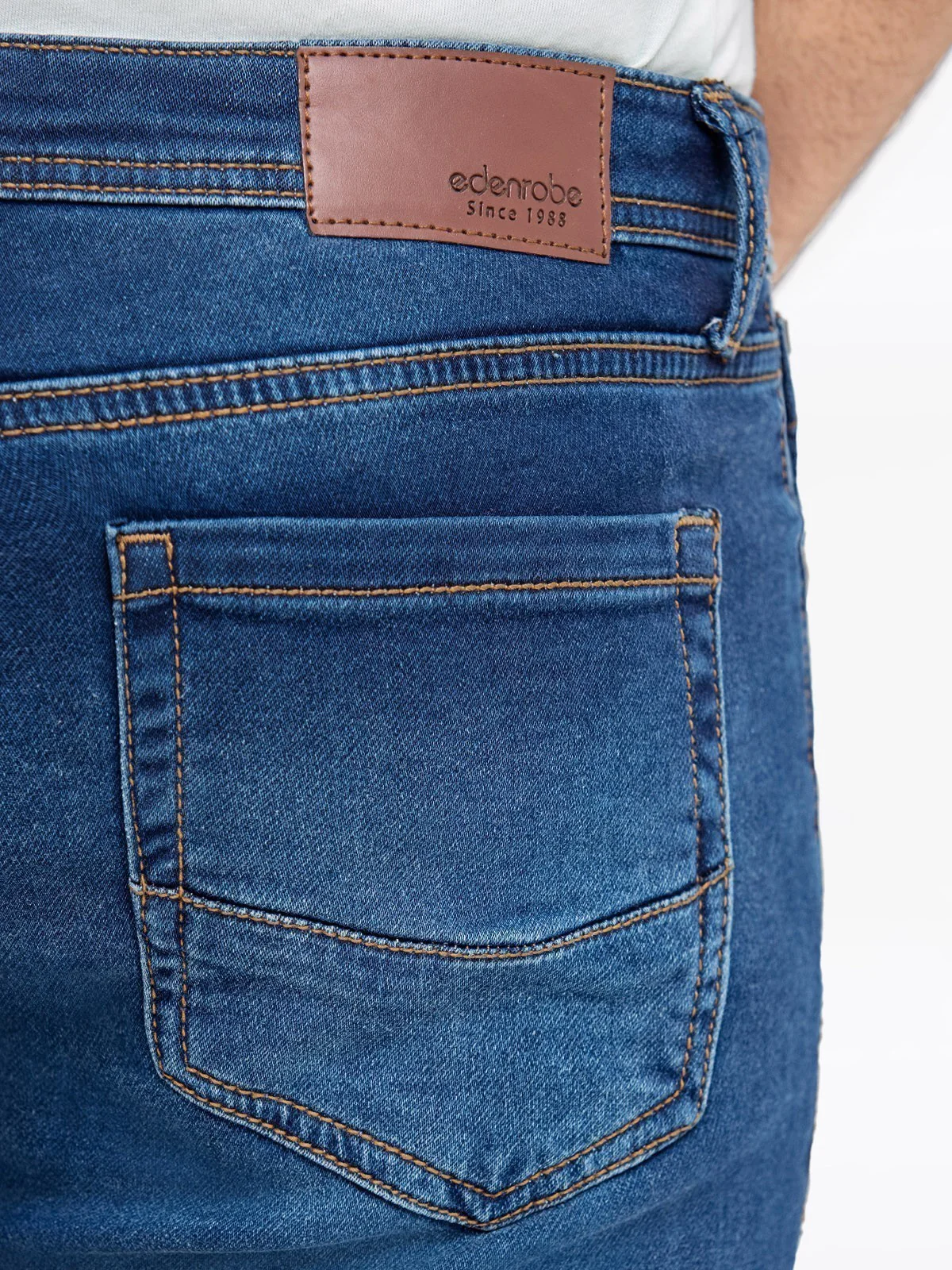 Men's Indigo Jeans - EMBPD23-010 - Image 4