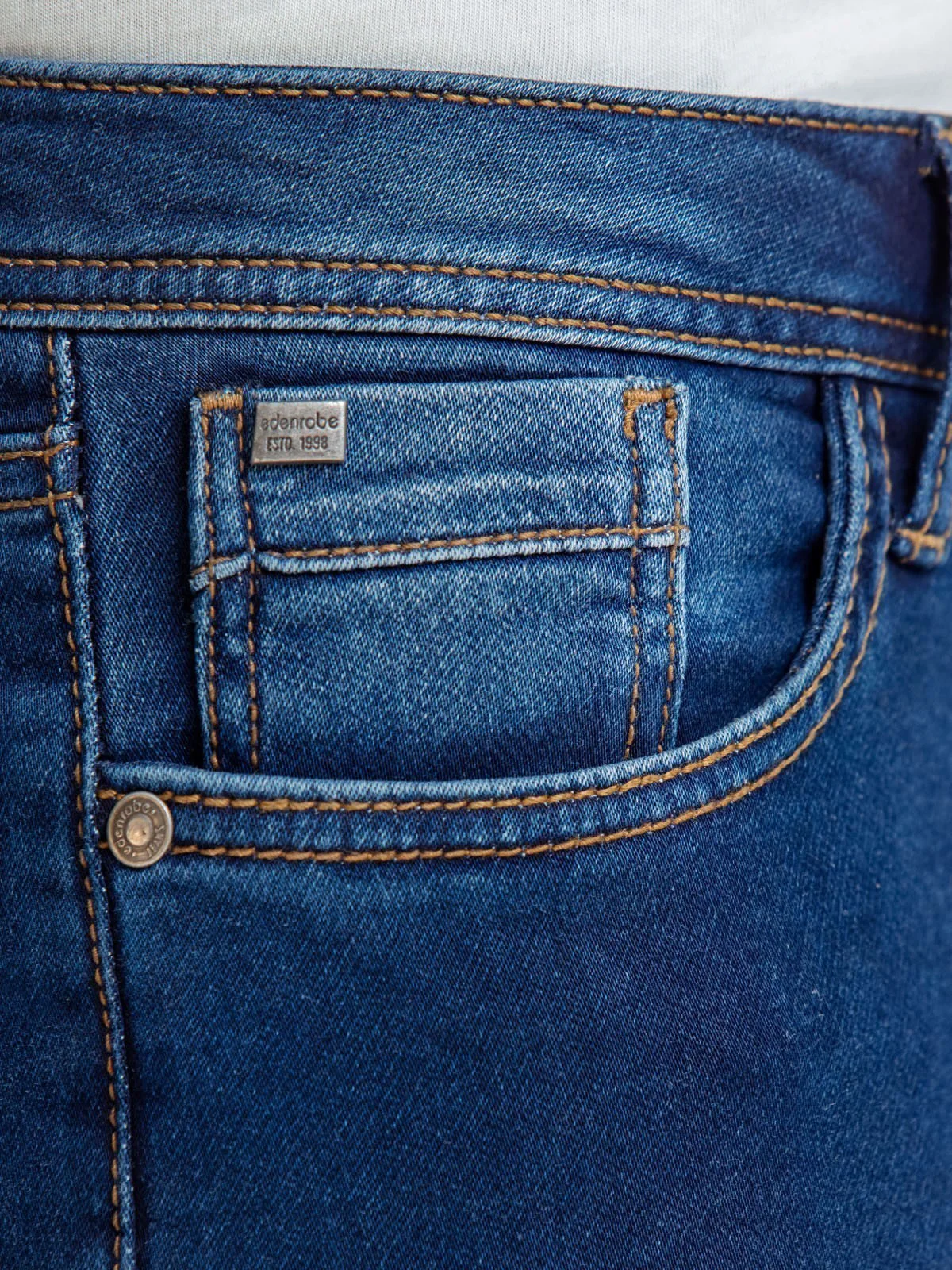 Men's Indigo Jeans - EMBPD23-010 - Image 5