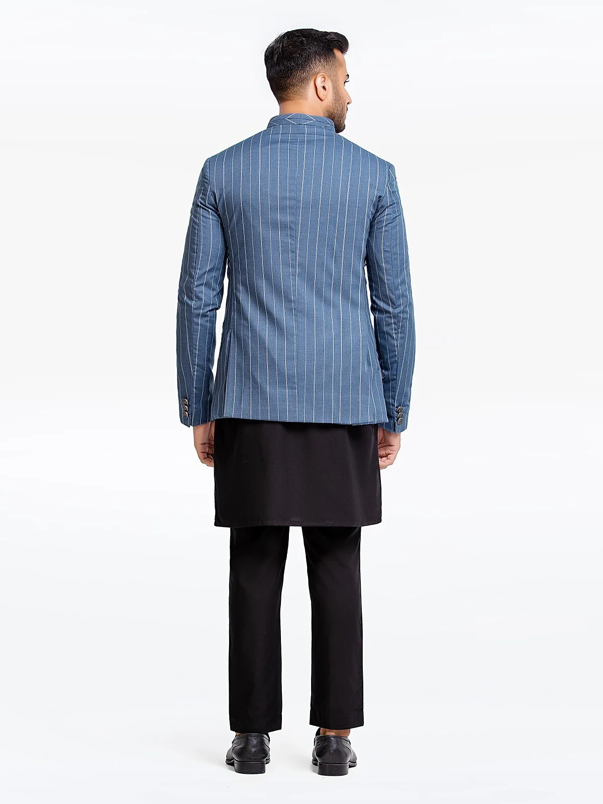 Men's Indigo Prince Coat - EMTPC22-013 - Image 6