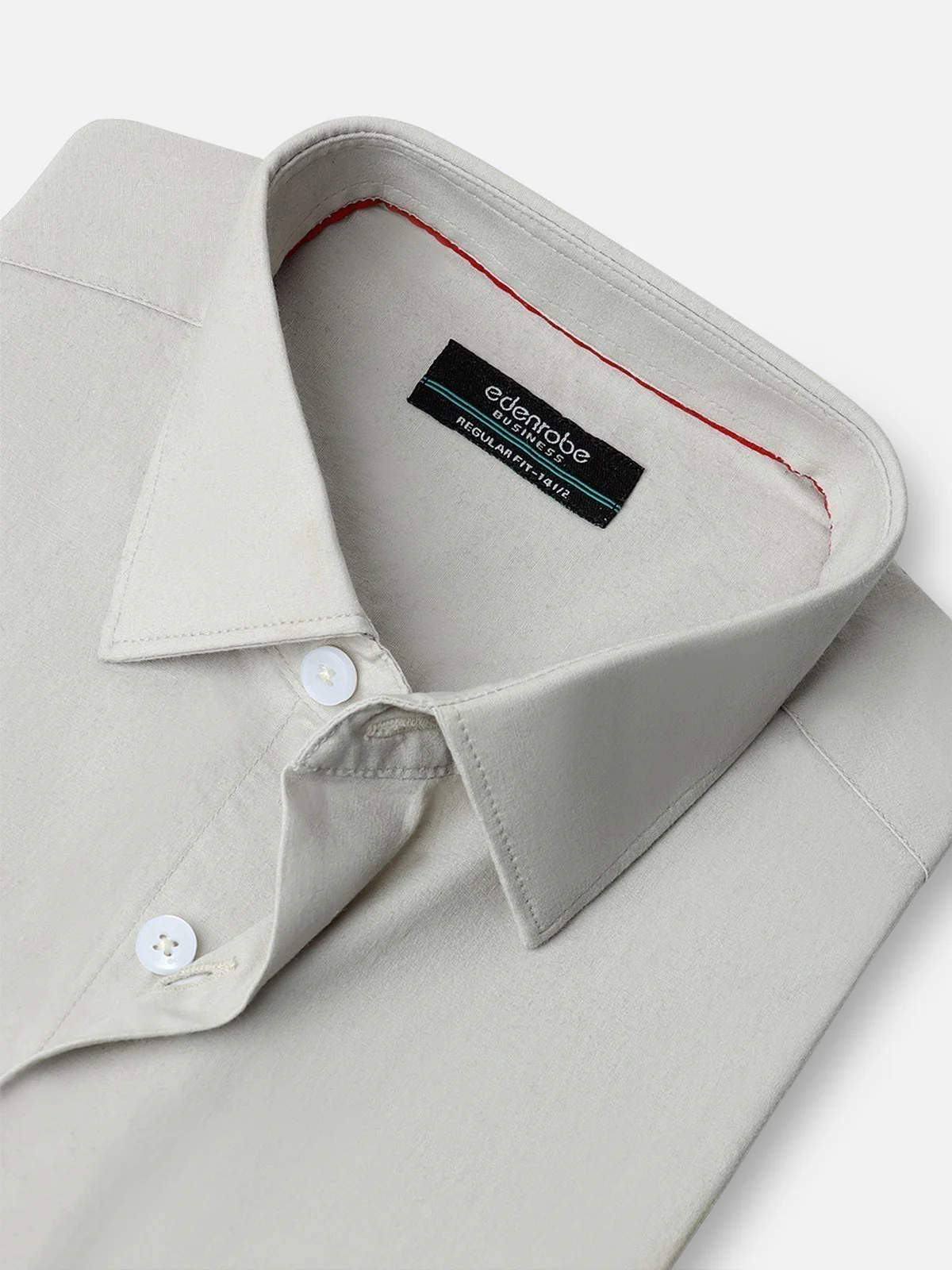 Men's Light Beige Shirt Plain - EMTSB22-132 - Image 2