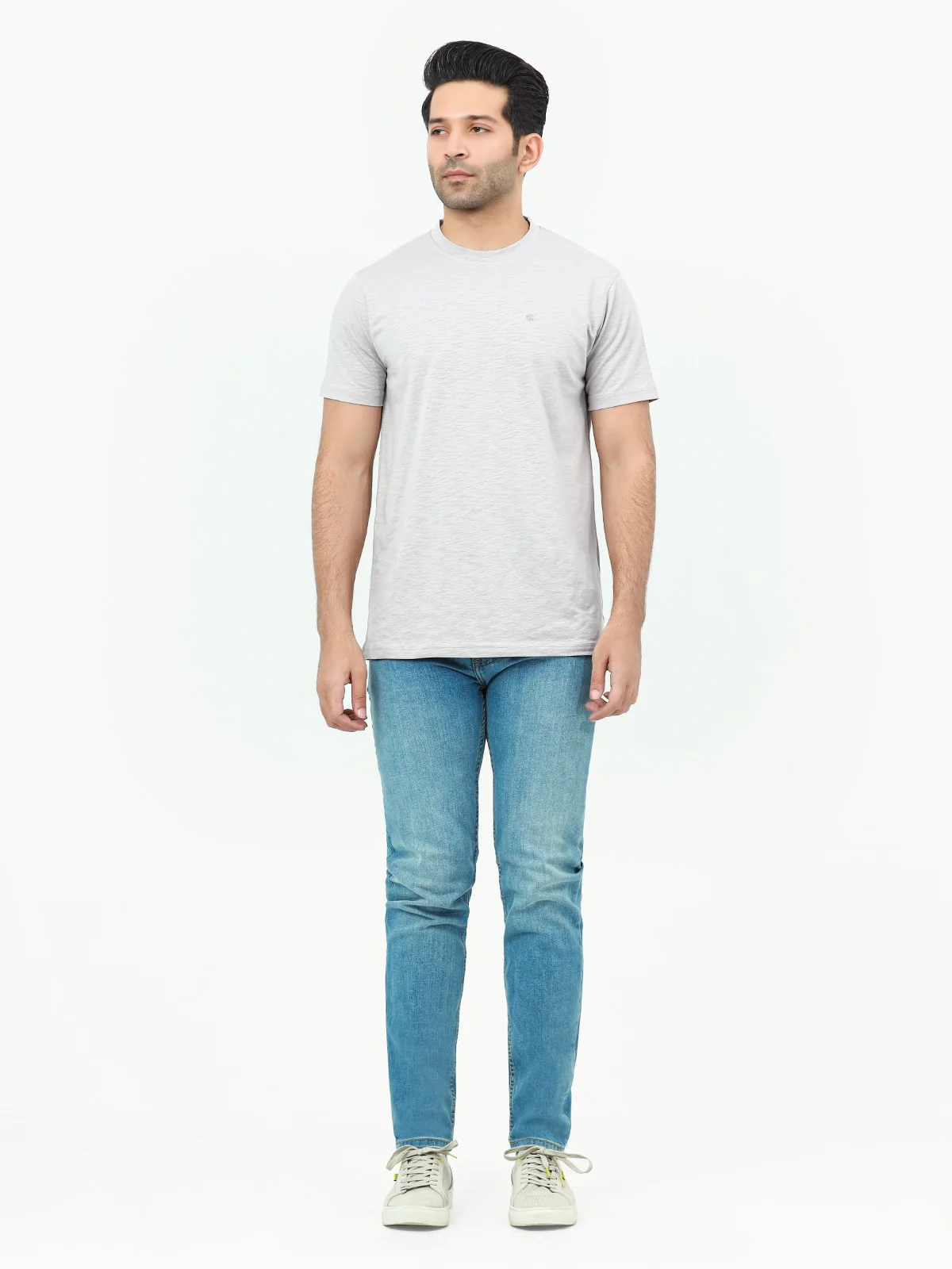 Men's Light Blue Jeans - EMBPD22-011 - Image 2