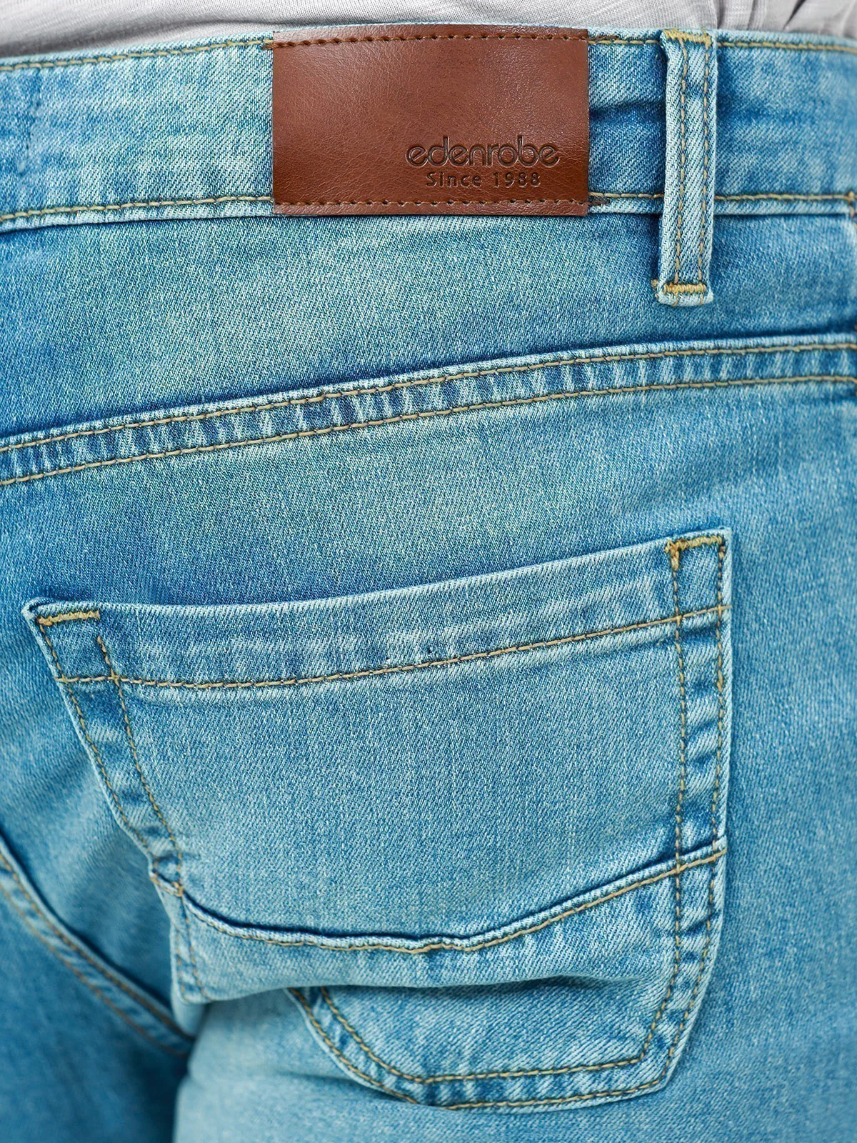Men's Light Blue Jeans - EMBPD22-011 - Image 4