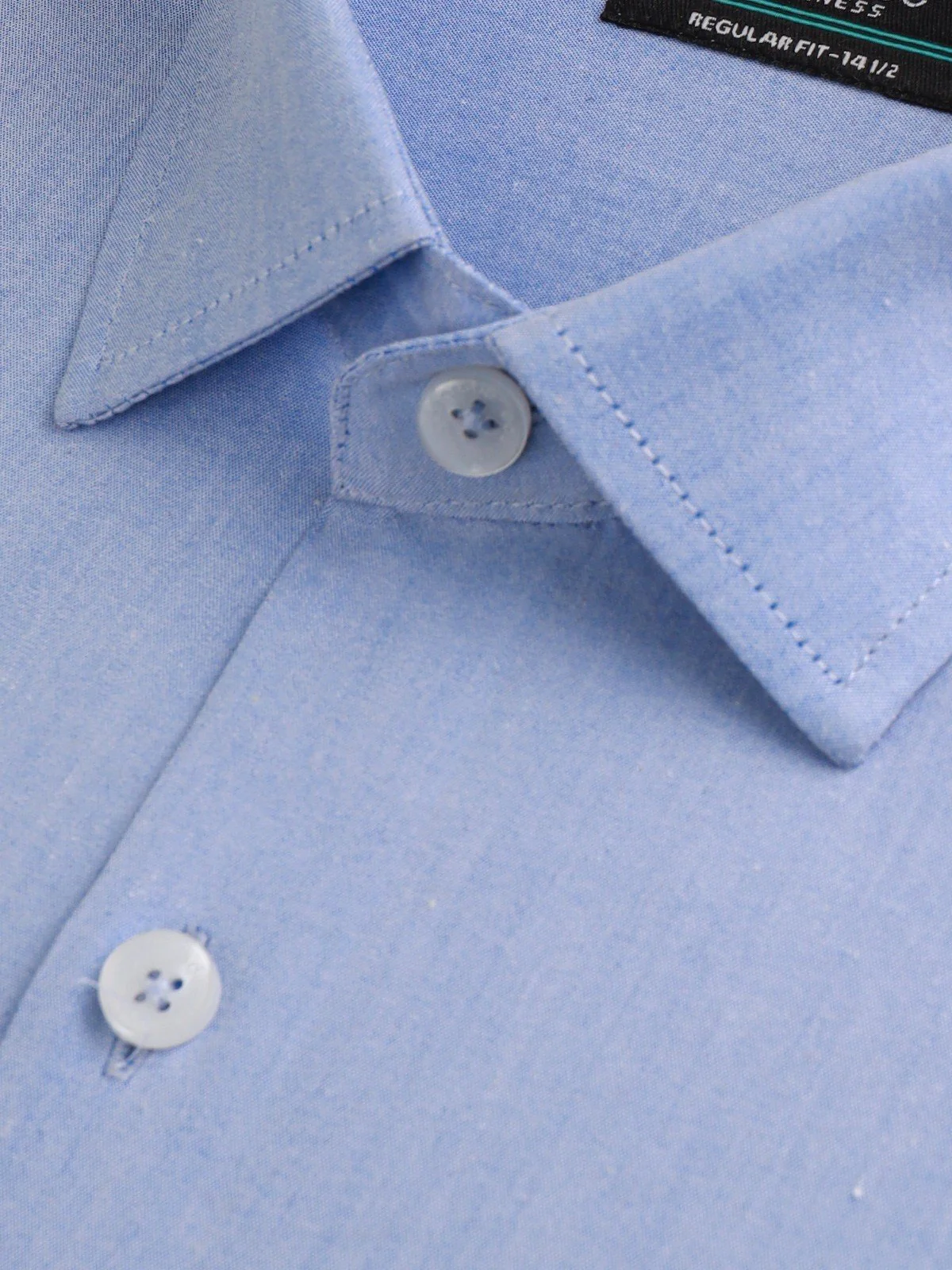 Men's Light Blue Shirt Plain - EMTSB22-074 - Image 3