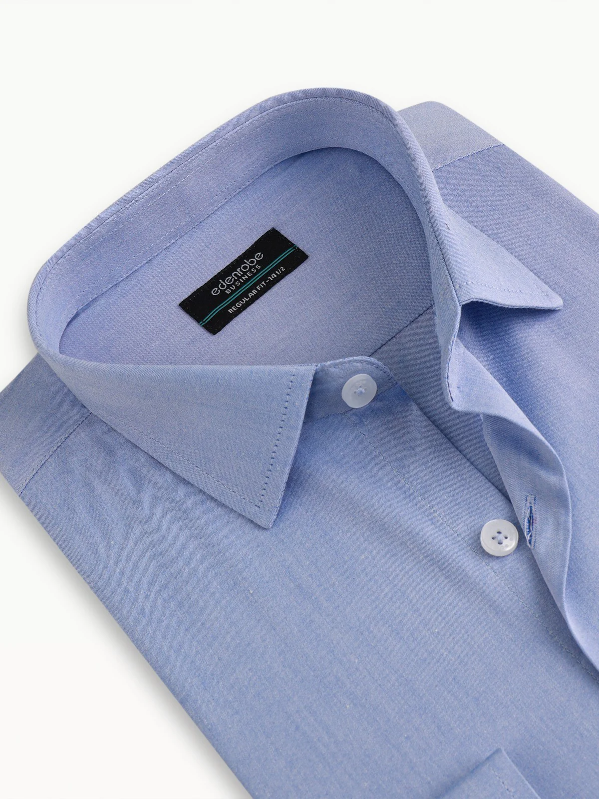 Men's Light Blue Shirt Plain - EMTSB22-074 - Image 4