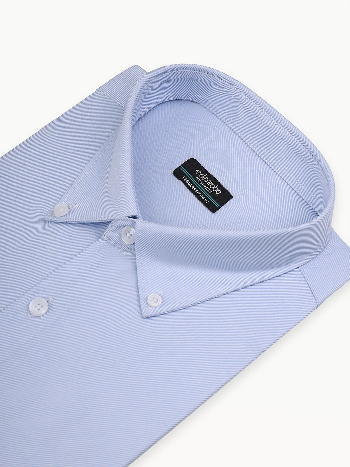 Men's Light Blue Shirt Plain - EMTSB22-085 - Image 2