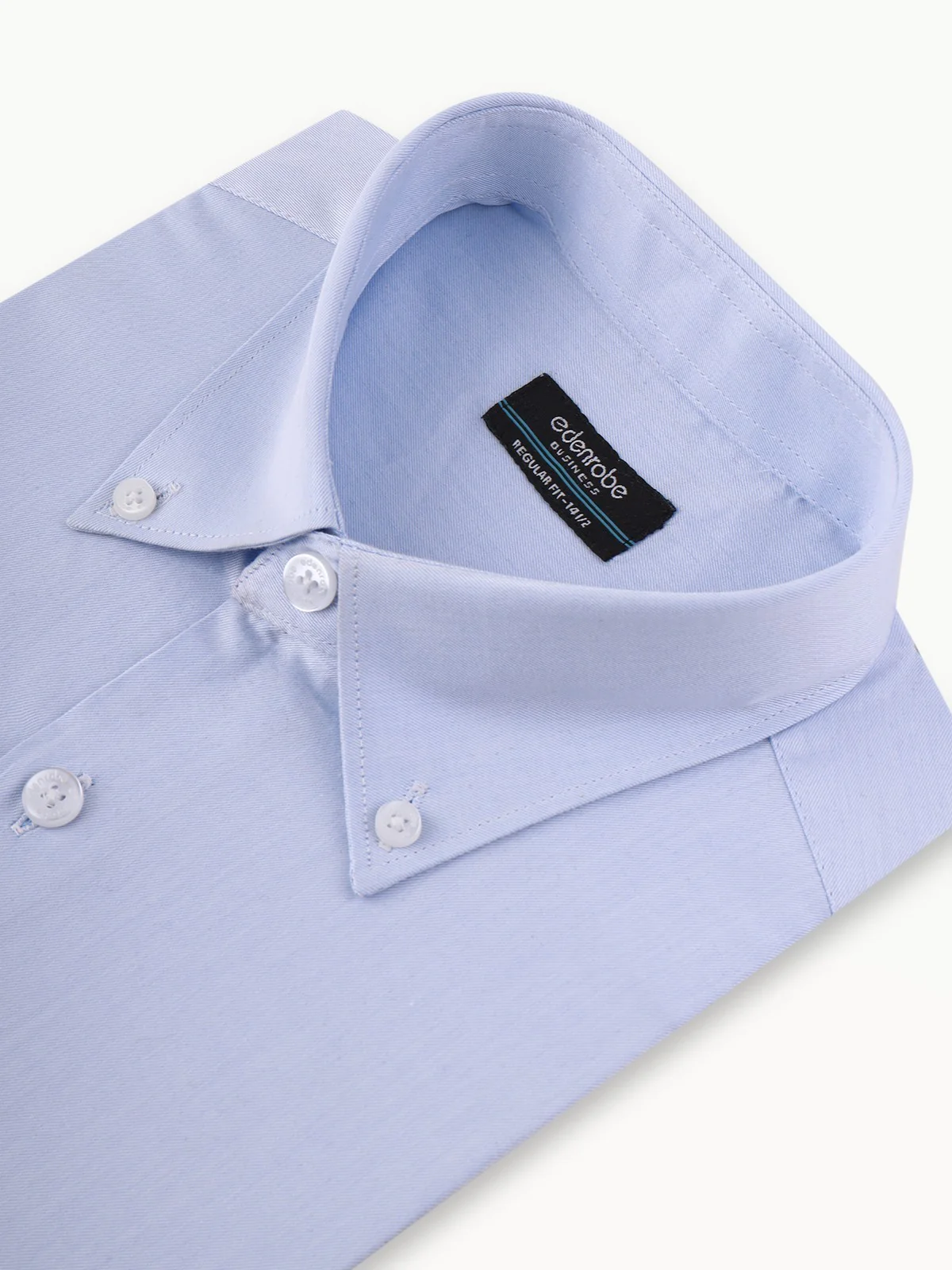 Men's Light Blue Shirt Plain - EMTSB22-095 - Image 2