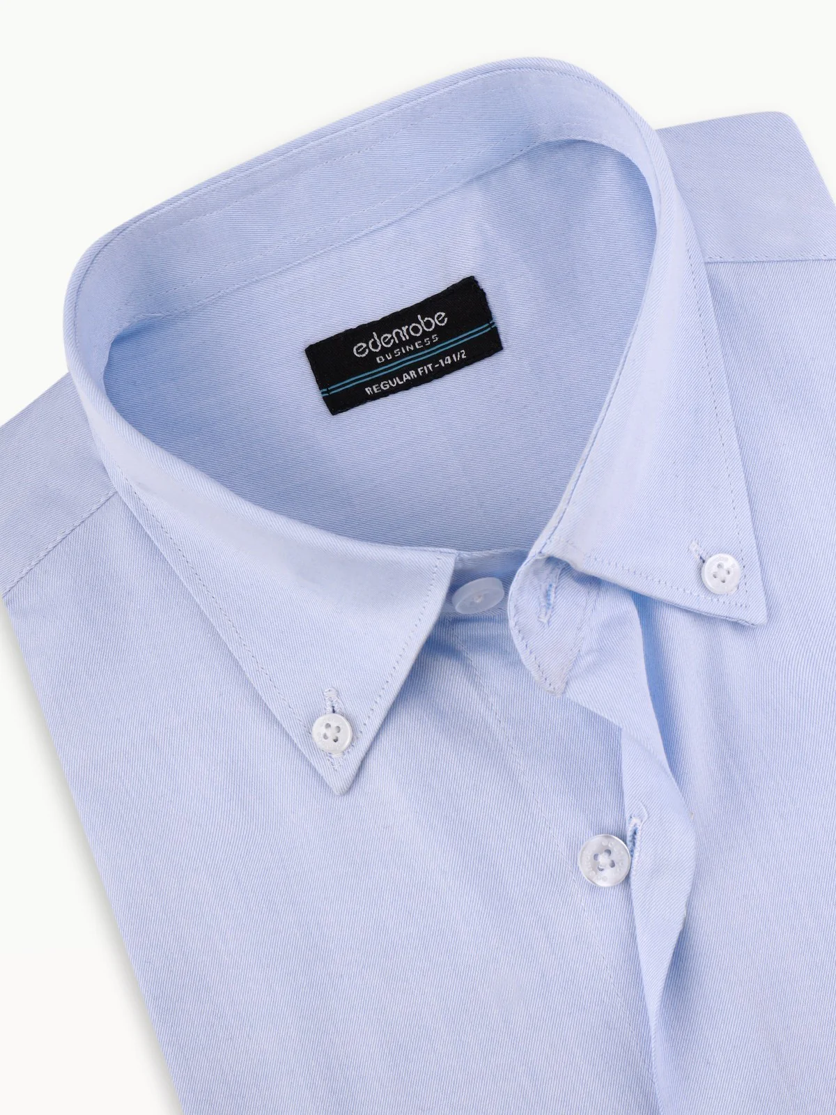 Men's Light Blue Shirt Plain - EMTSB22-095 - Image 4