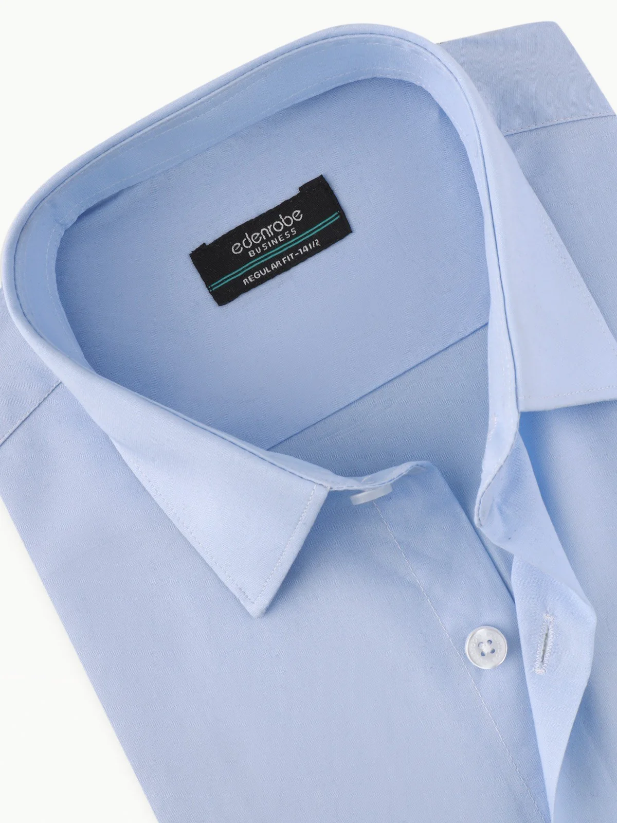 Men's Light Blue Shirt Plain - EMTSB22-102 - Image 4