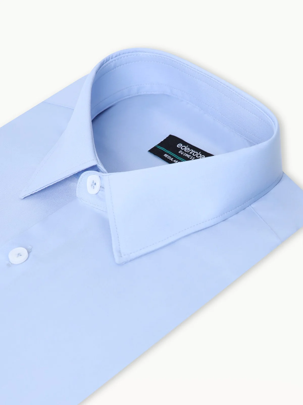 Men's Light Blue Shirt Plain - EMTSB22-136 - Image 2