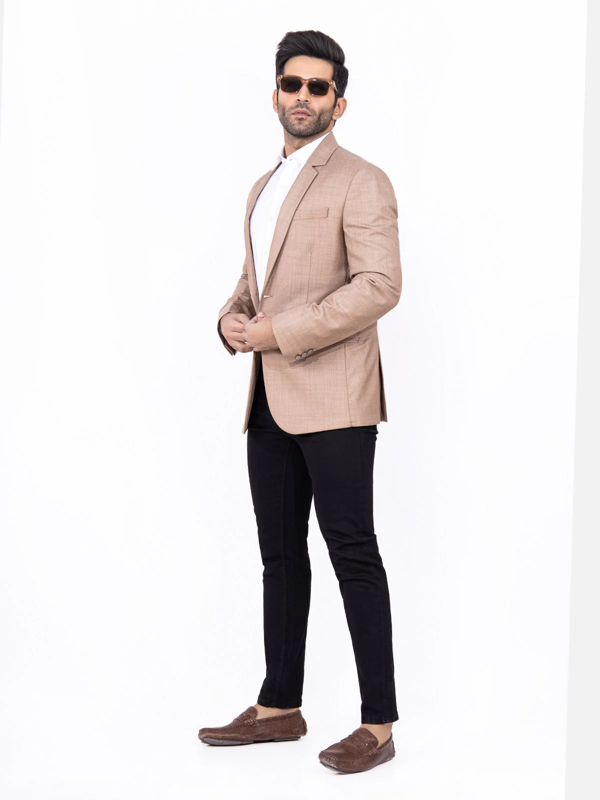 Men's Light Brown Blazer - EMTB22-6765 - Image 3