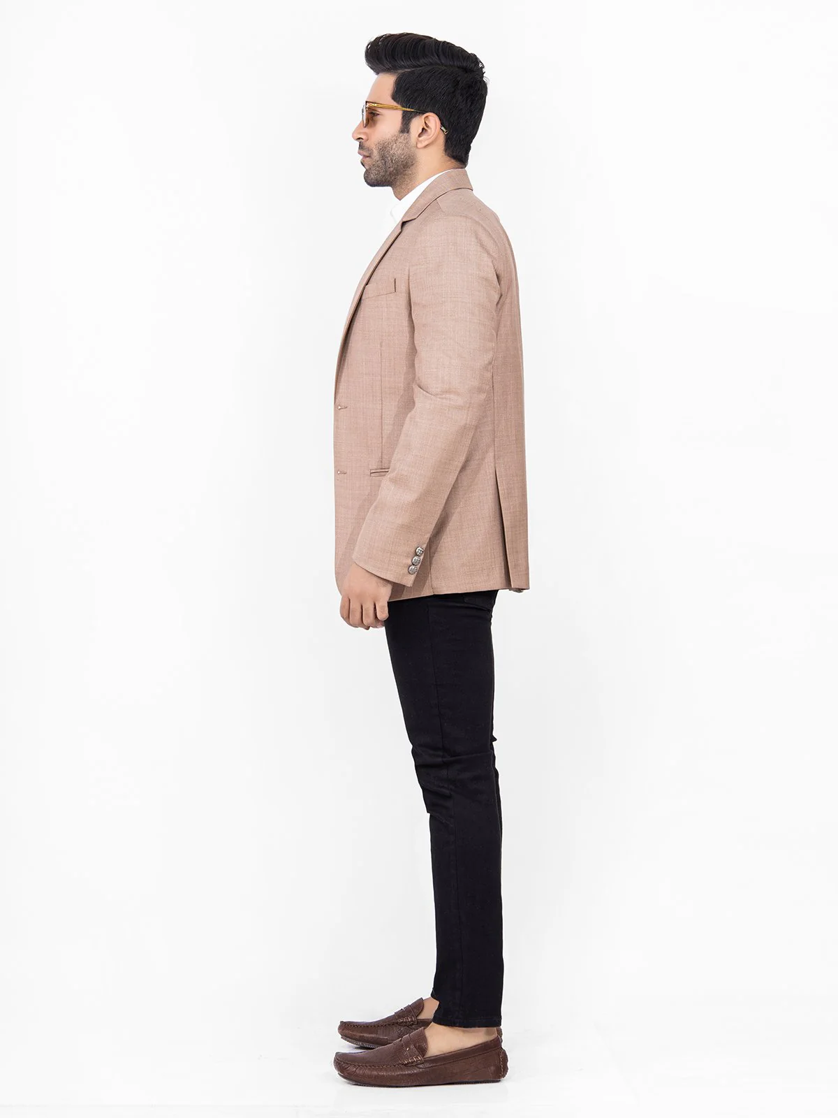 Men's Light Brown Blazer - EMTB22-6765 - Image 4