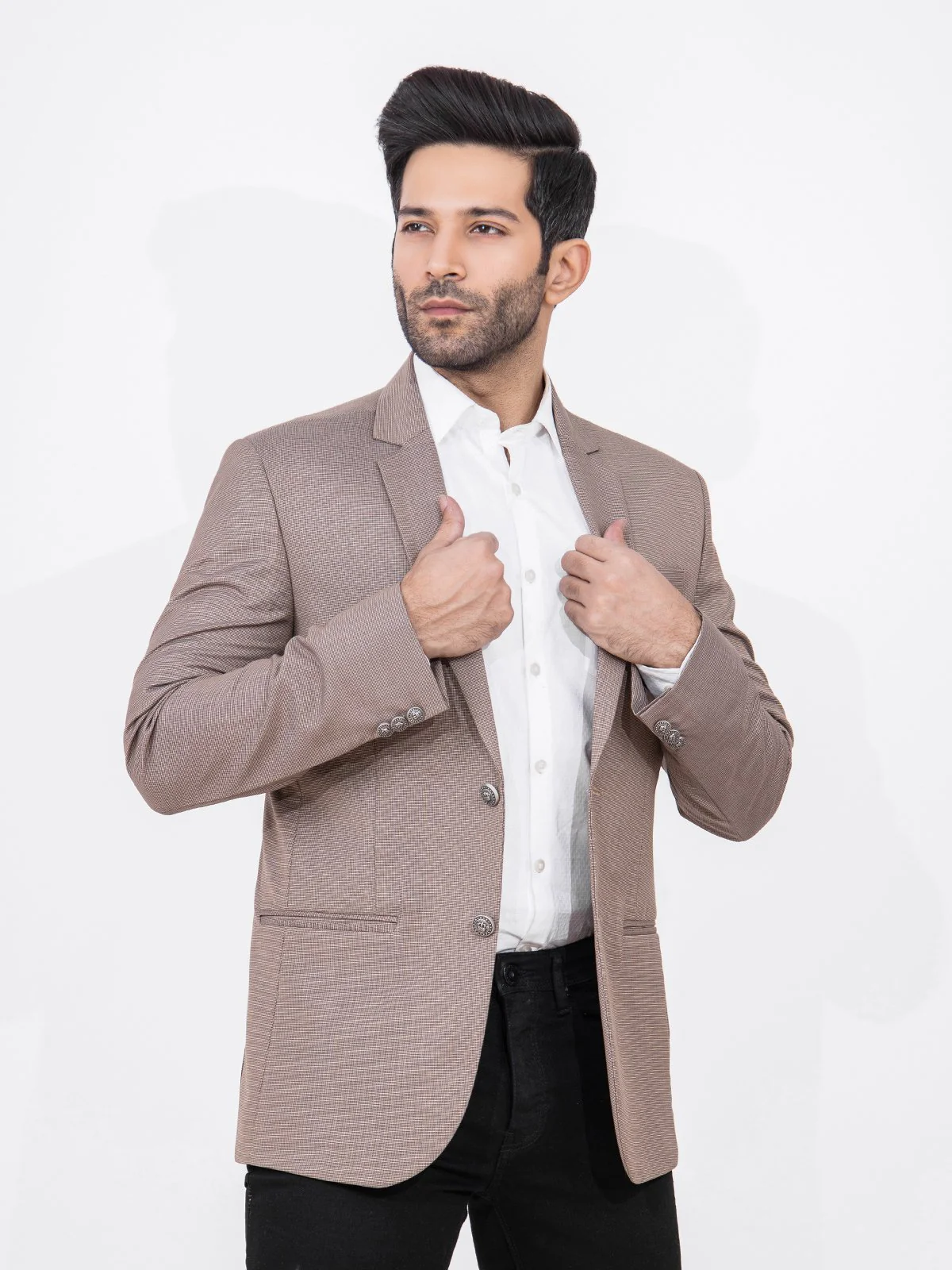 Men's Light Brown Blazer - EMTB22-6766