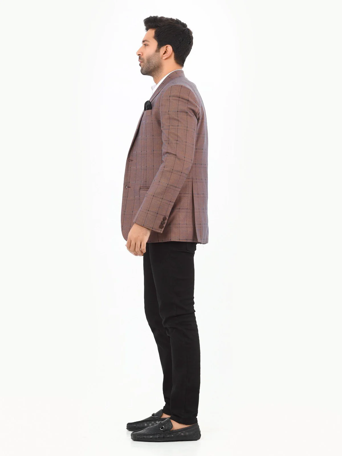 Men's Light Brown Blazer - EMTB22W-6786 - Image 5