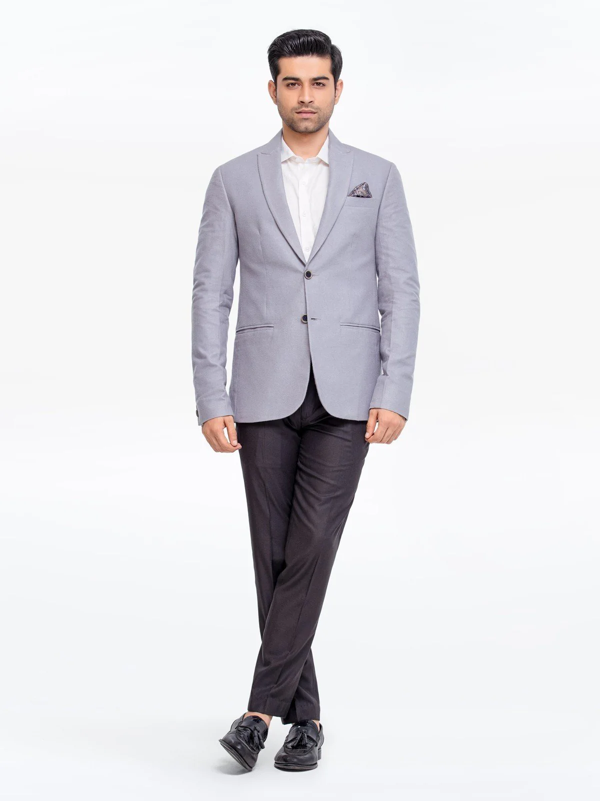 Men's Light Grey Blazer - EMTB23W-6843 - Image 2