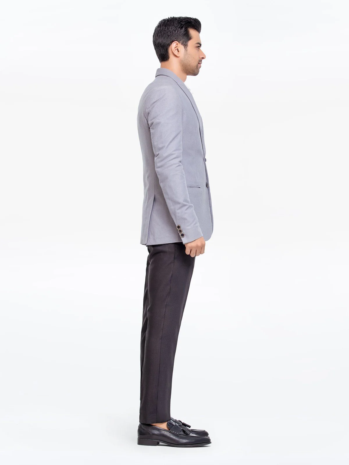 Men's Light Grey Blazer - EMTB23W-6843 - Image 3