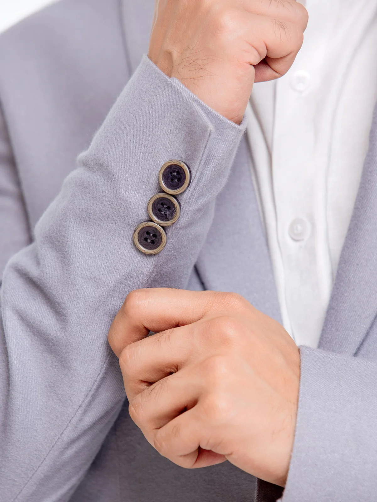 Men's Light Grey Blazer - EMTB23W-6843 - Image 5