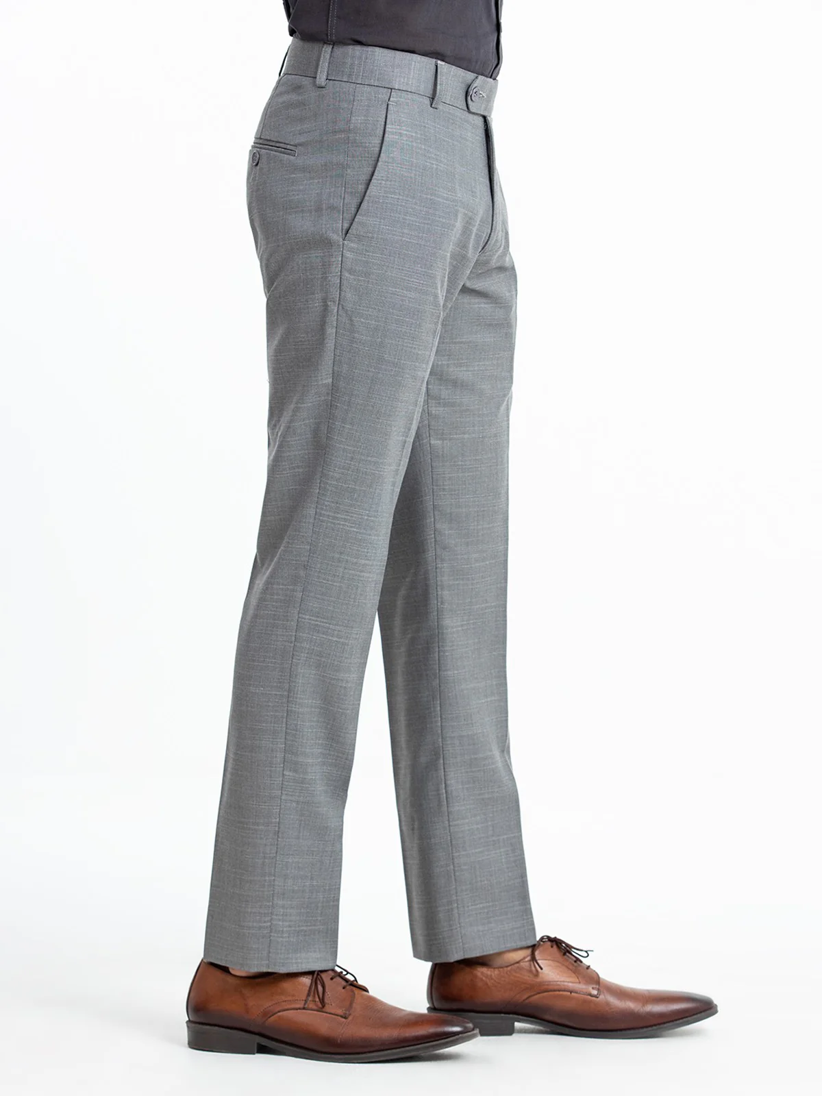 Men's Light Grey Pant - EMBPF22-15244 - Image 3
