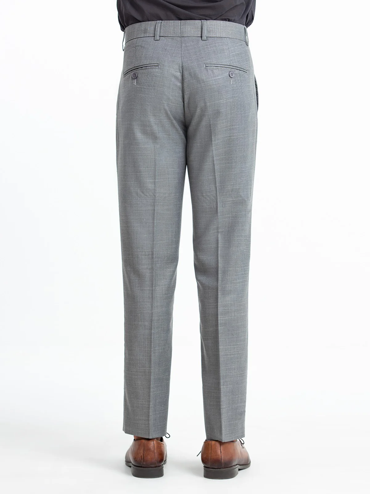 Men's Light Grey Pant - EMBPF22-15244 - Image 4