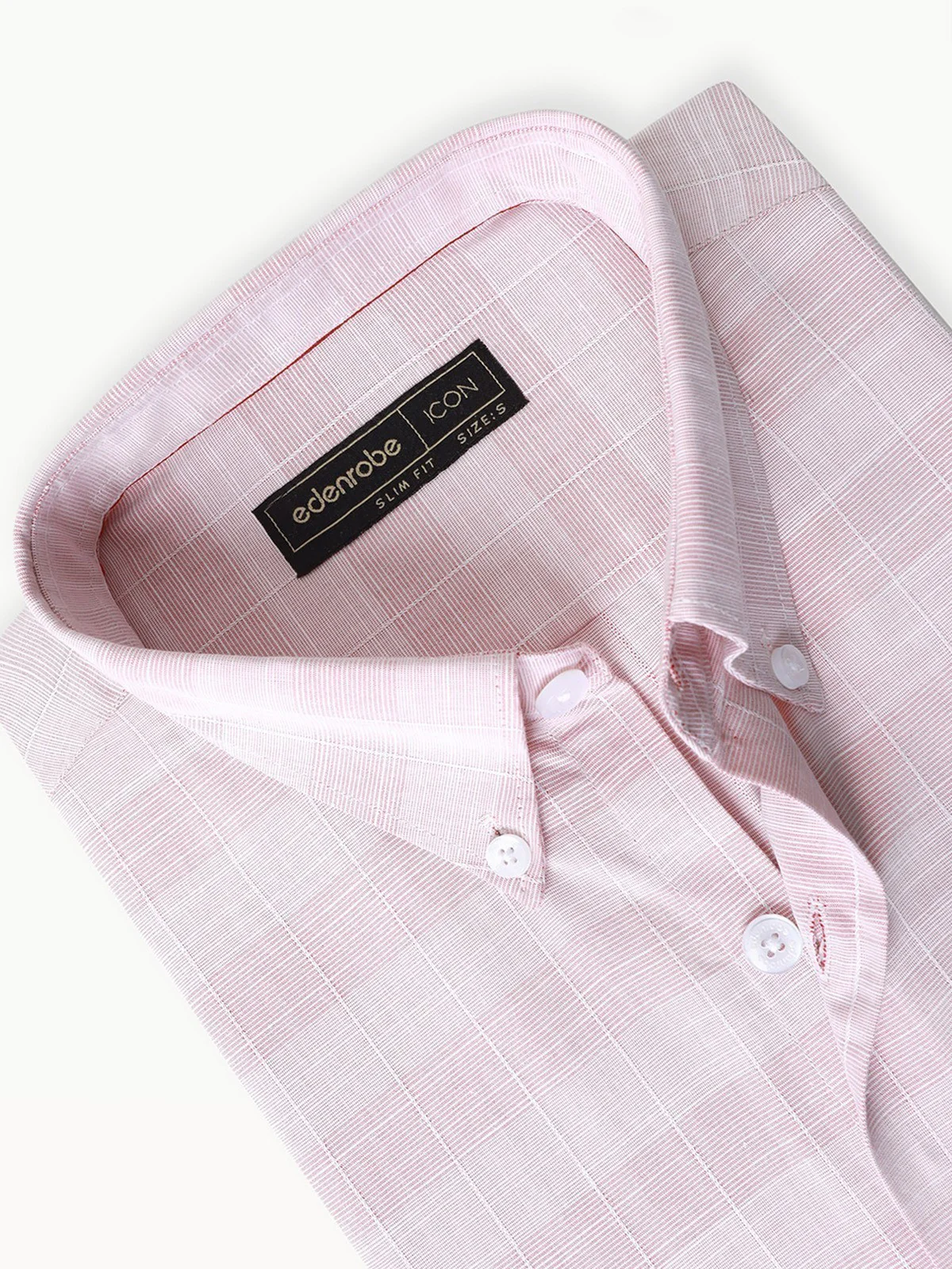 Men's Light Pink Shirt - EMTSI22-50273 - Image 4