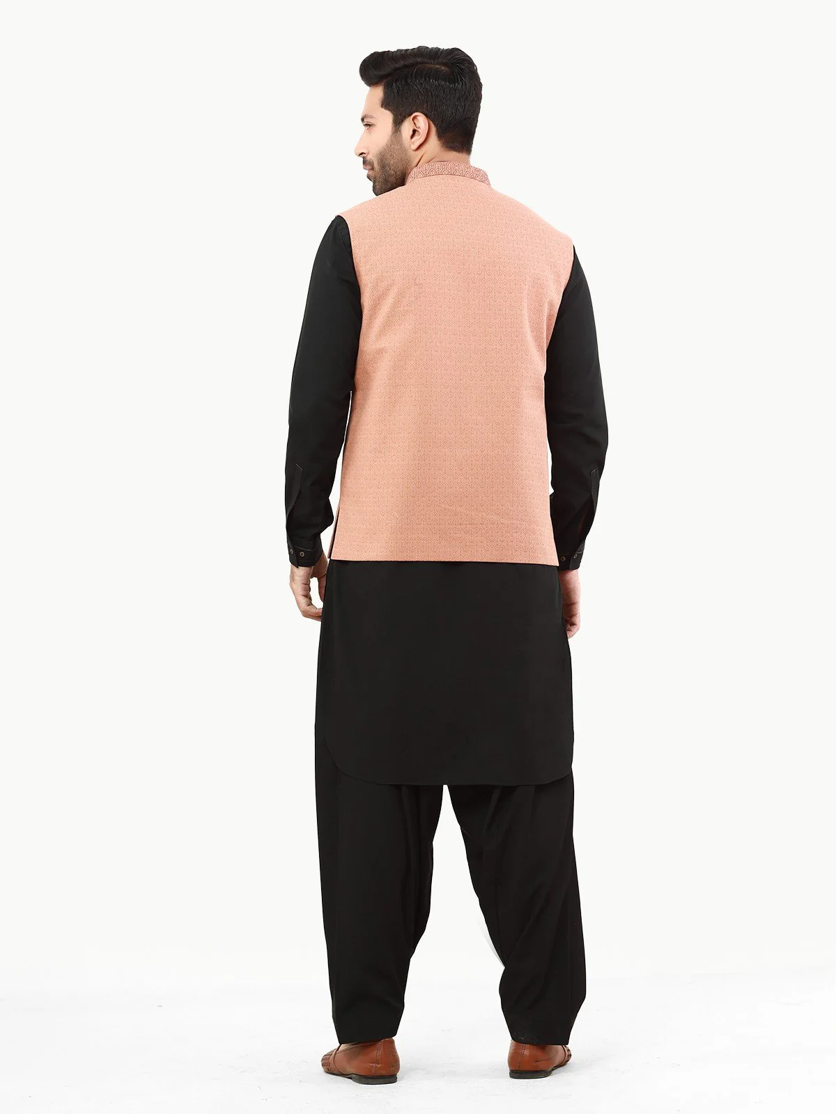 Men's Light Rust Waist Coat - EMTWC22-35807 - Image 5