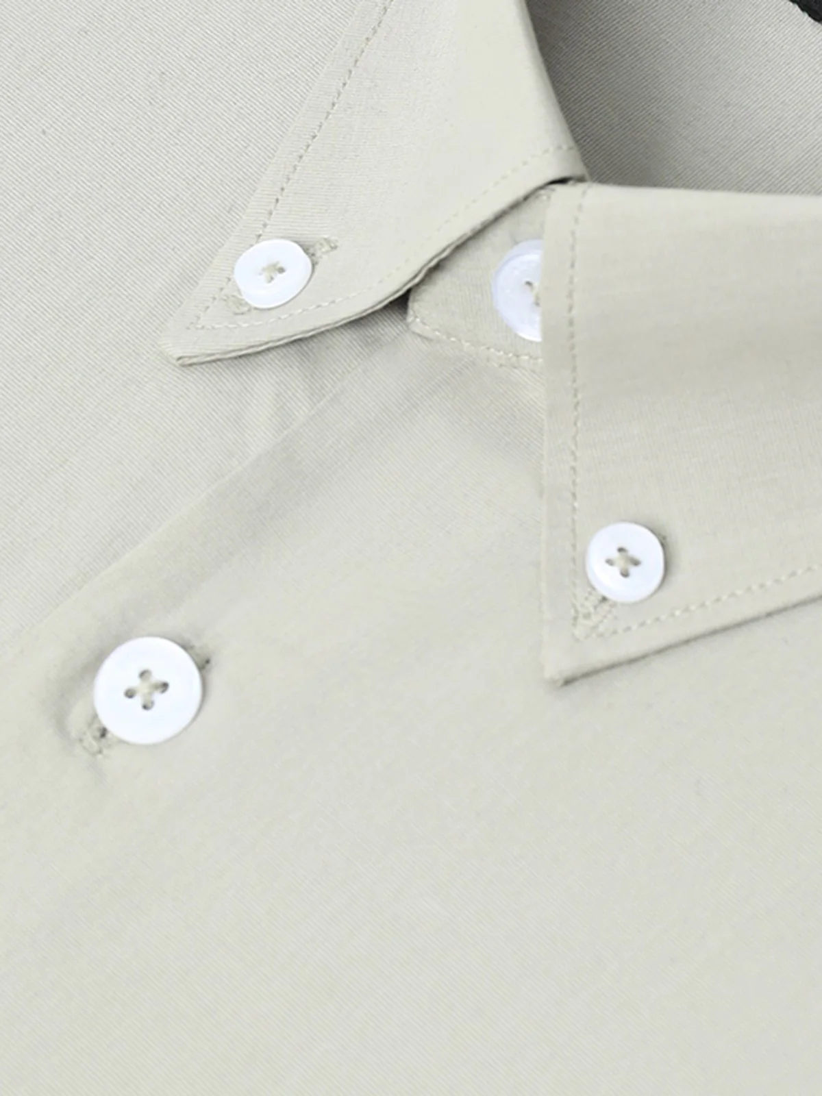 Men's Light Sage Shirt Plain - EMTSB22-123 - Image 3