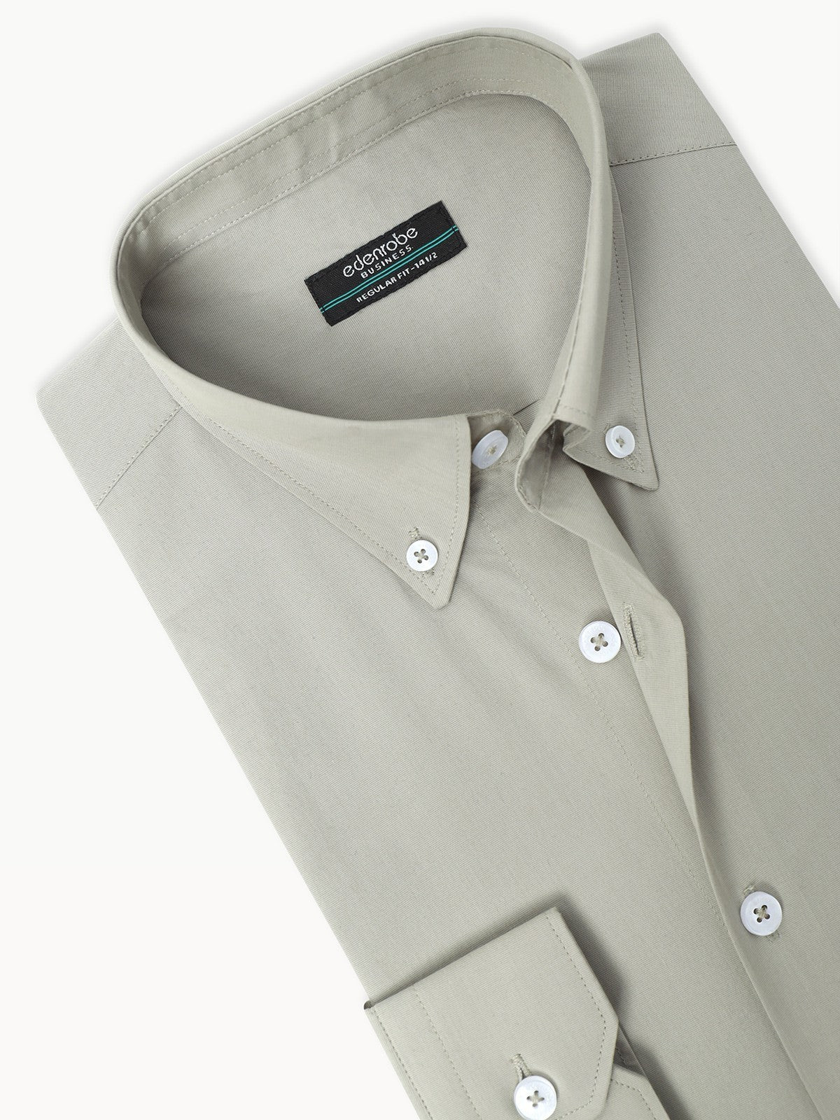 Men's Light Sage Shirt Plain - EMTSB22-123 - Image 4