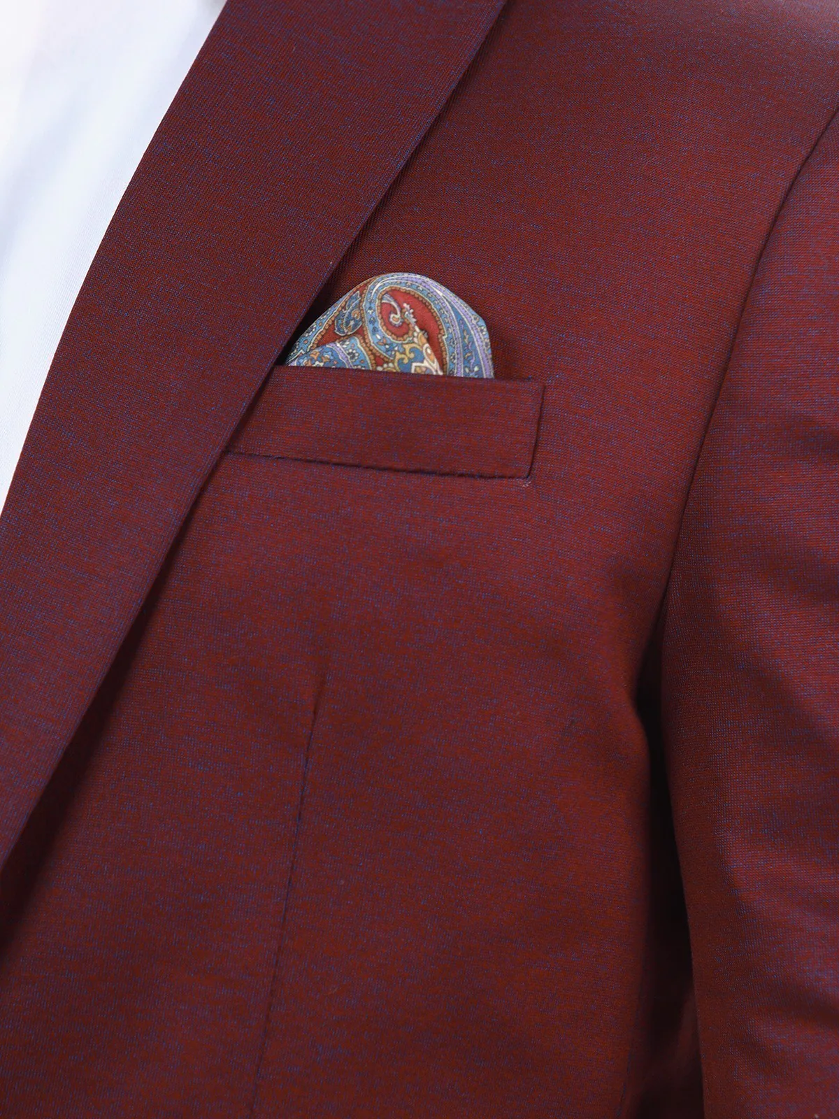 Men's Magenta Blazer - EMTB22-6774 - Image 4