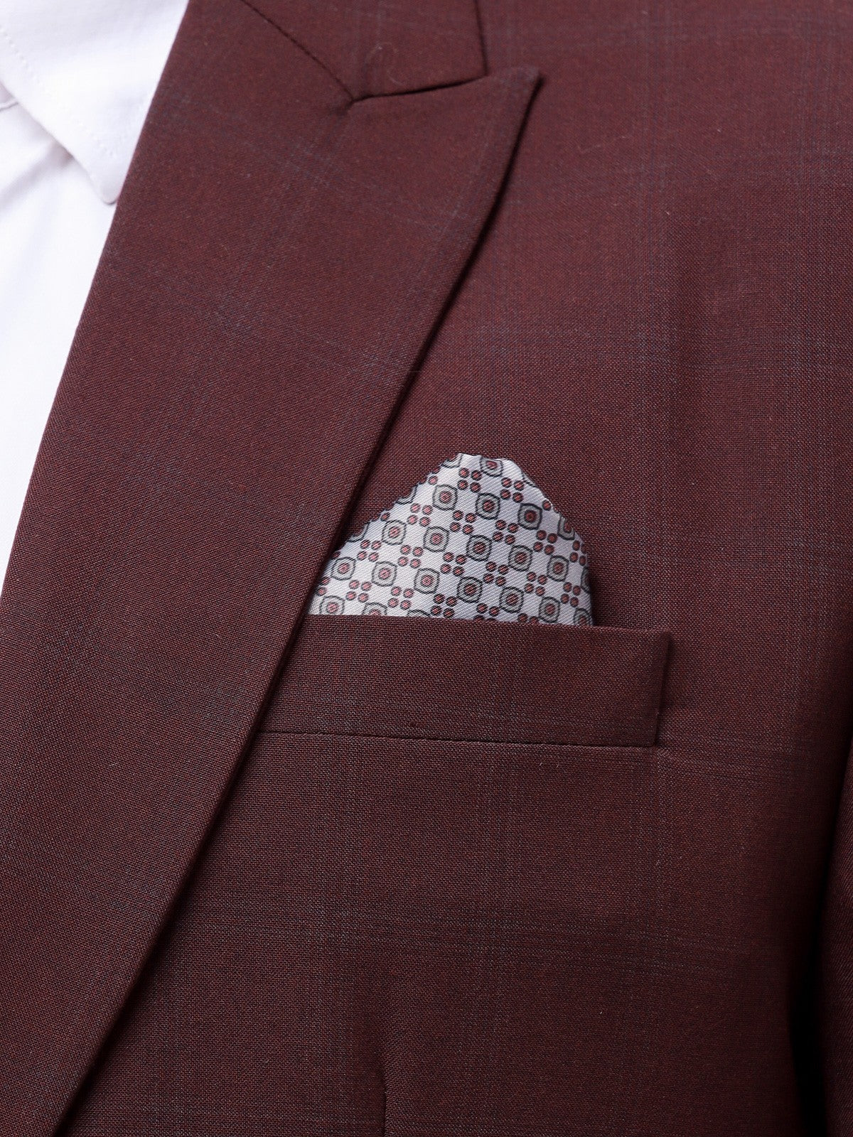 Men's Maroon Coat Pant - EMTCPC22-6821 - Image 4