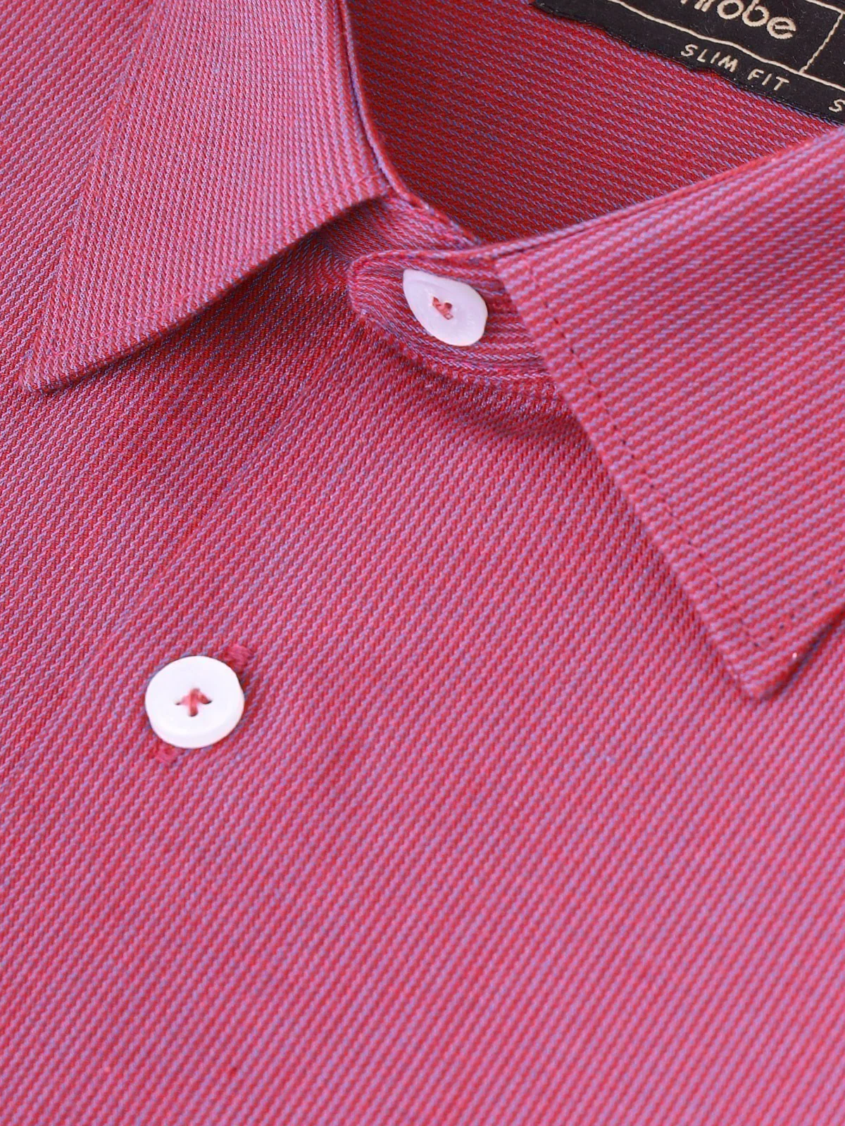 Men's Maroon Shirt - EMTSI22-50264 - Image 3