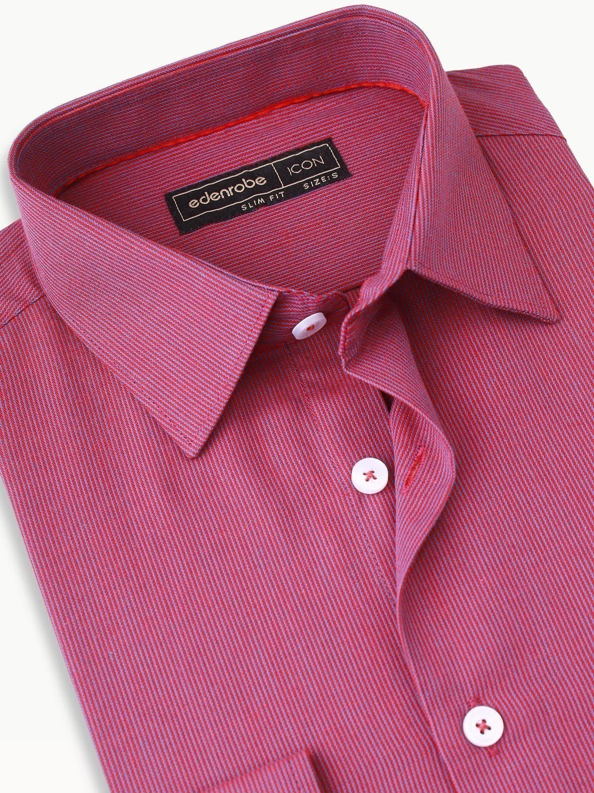 Men's Maroon Shirt - EMTSI22-50264 - Image 4
